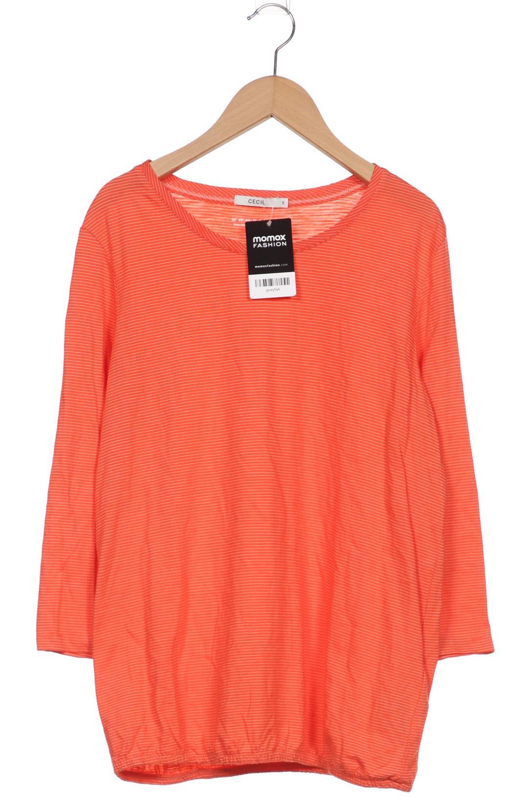 

Cecil Damen Langarmshirt, orange, Gr. 36
