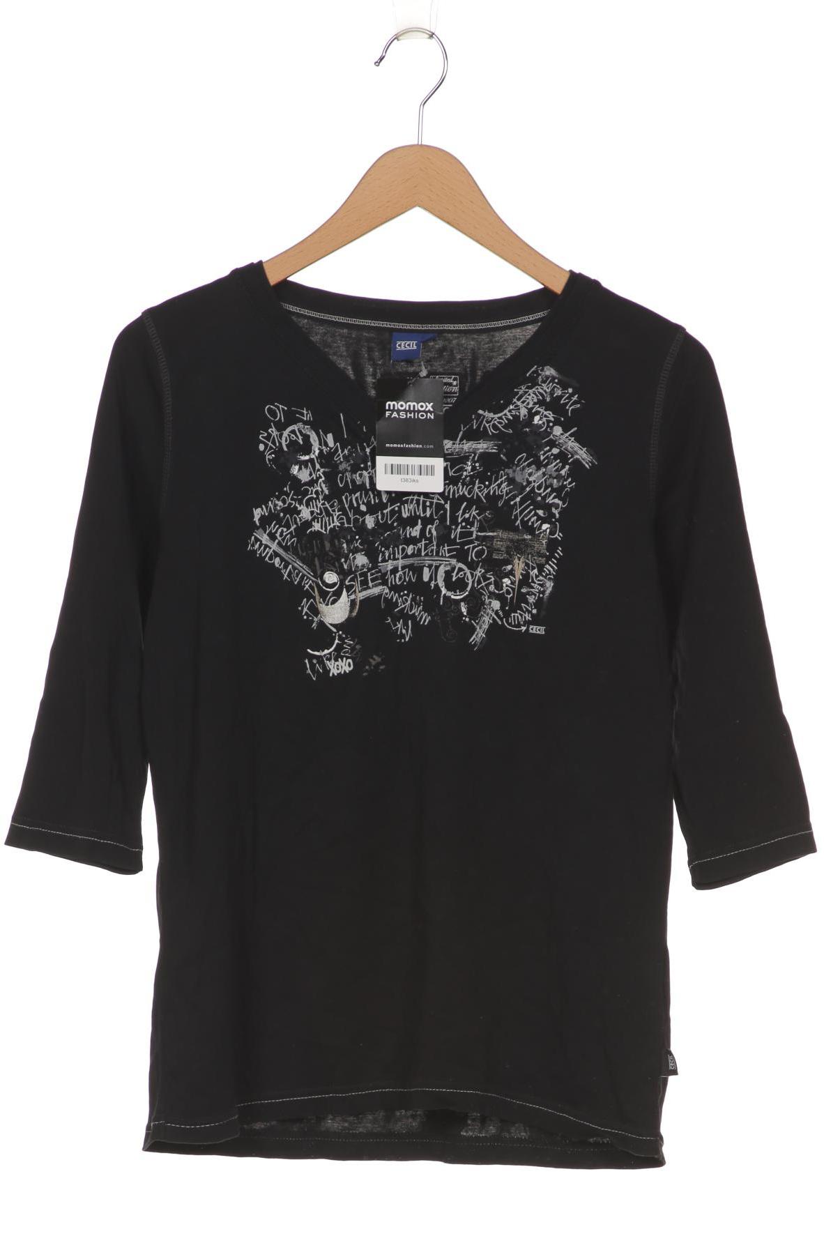 

Cecil Damen Langarmshirt, schwarz, Gr. 36