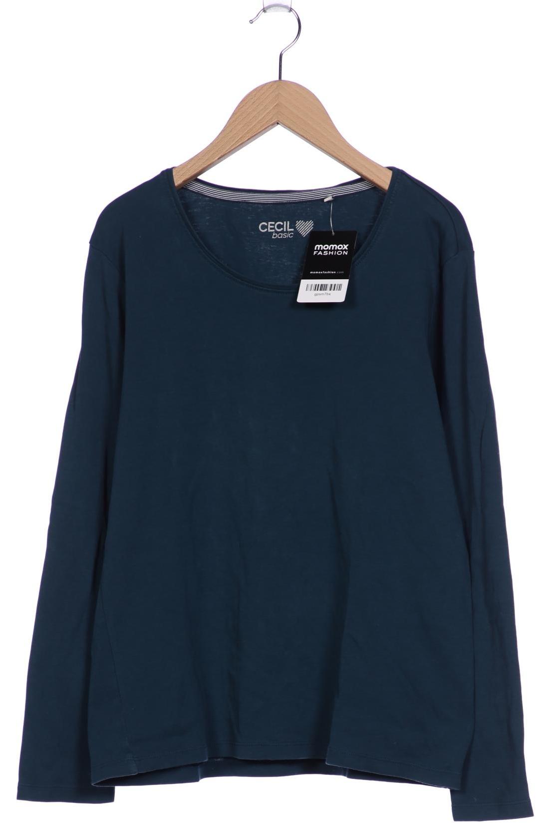 

Cecil Damen Langarmshirt, türkis, Gr. 42