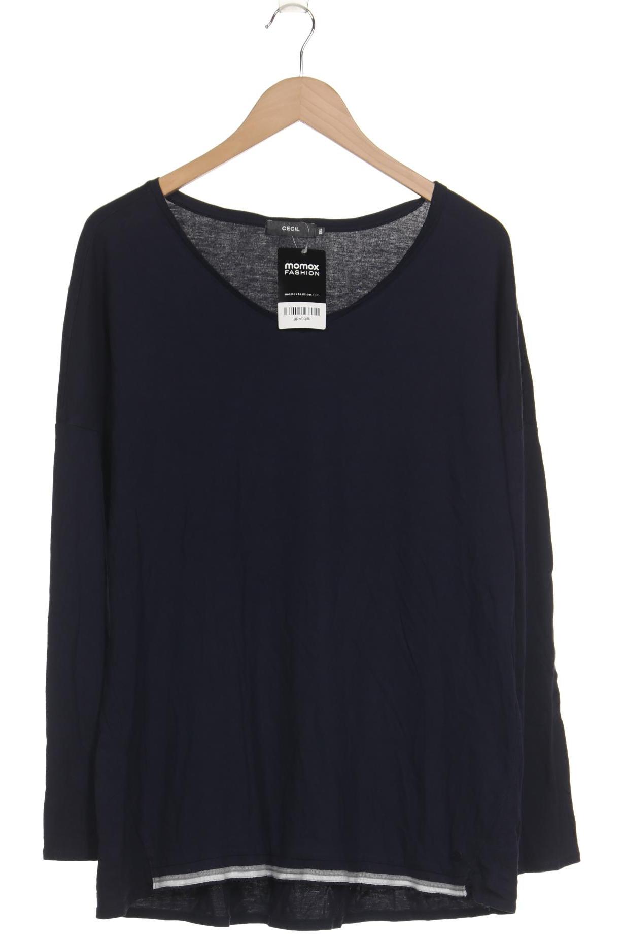 

Cecil Damen Langarmshirt, marineblau, Gr. 46