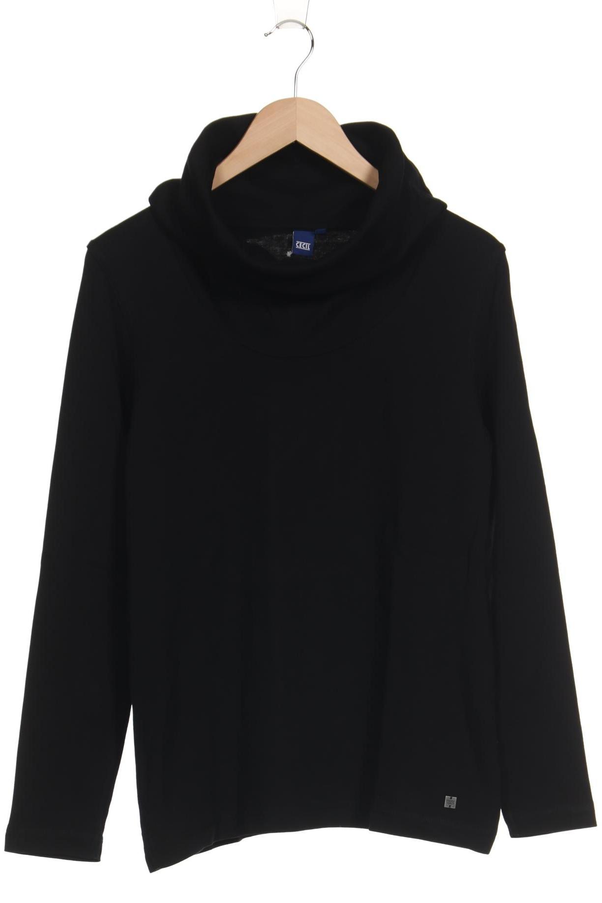 

Cecil Damen Langarmshirt, schwarz, Gr. 42