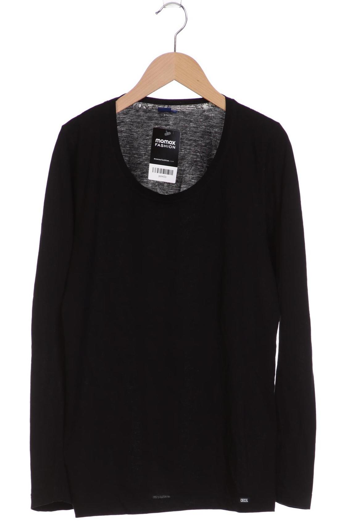 

Cecil Damen Langarmshirt, schwarz, Gr. 38