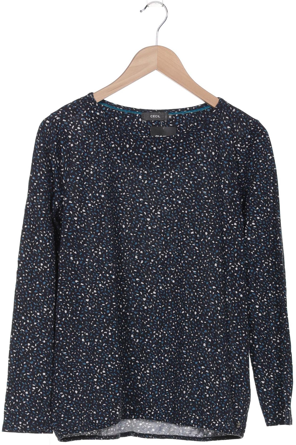 

Cecil Damen Langarmshirt, marineblau, Gr. 38