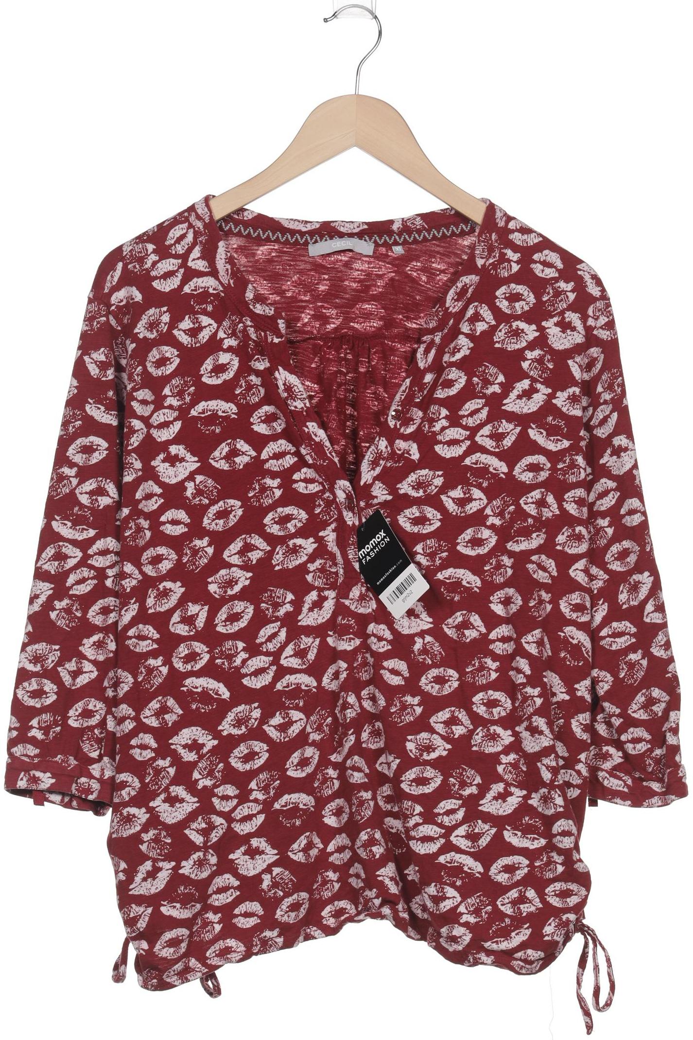 

Cecil Damen Langarmshirt, bordeaux, Gr. 44