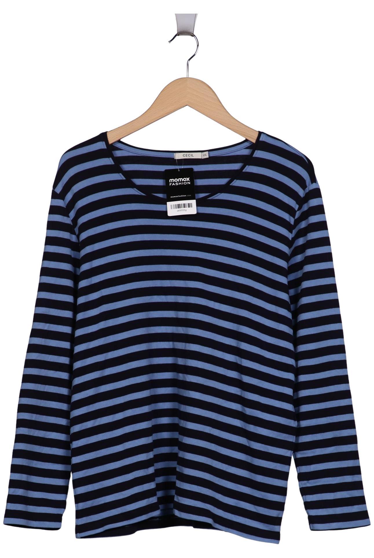 

Cecil Damen Langarmshirt, marineblau, Gr. 46