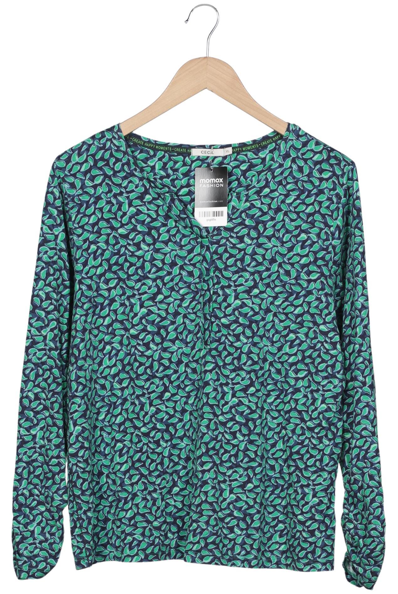 

Cecil Damen Langarmshirt, grün, Gr. 44