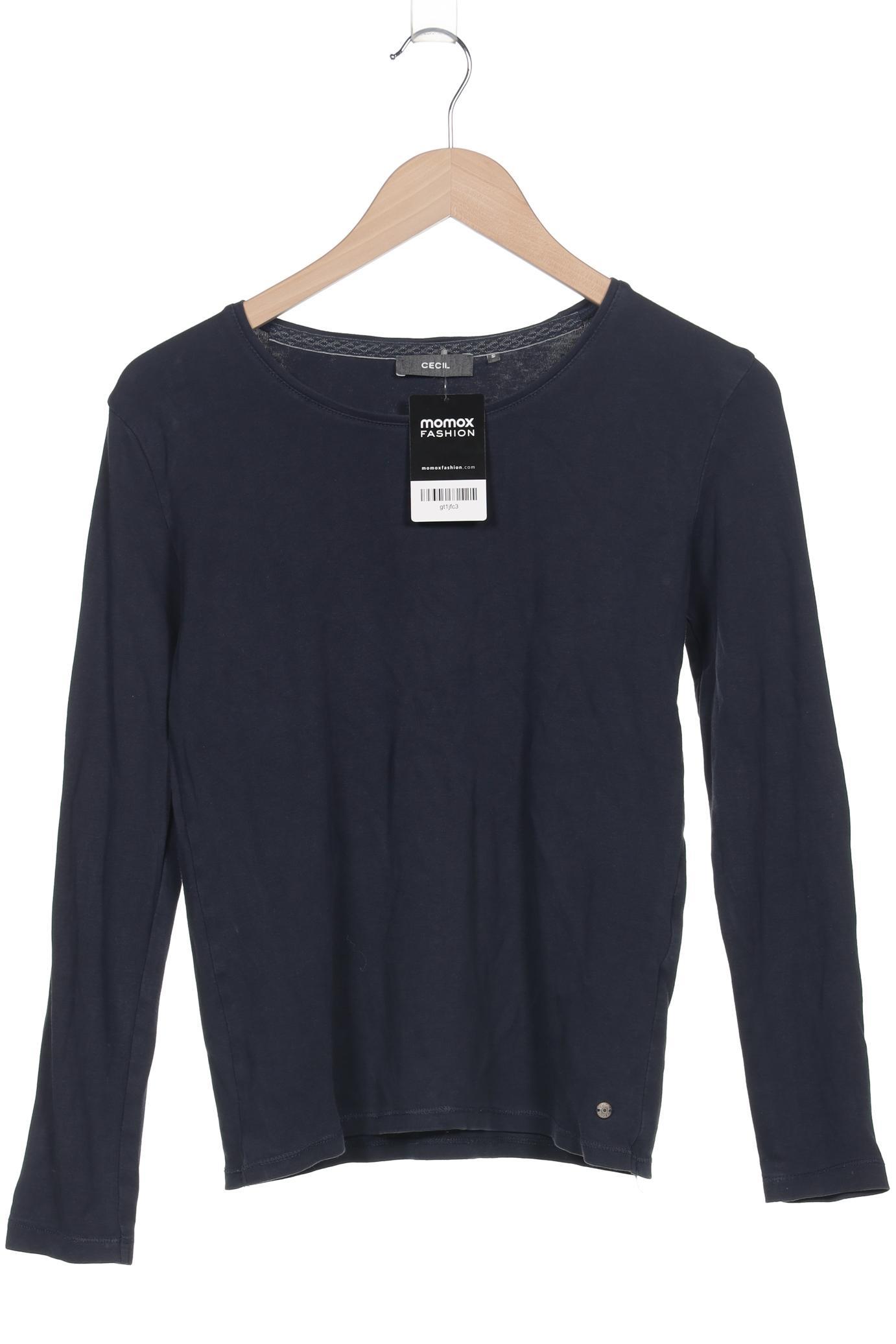 

Cecil Damen Langarmshirt, marineblau, Gr. 36