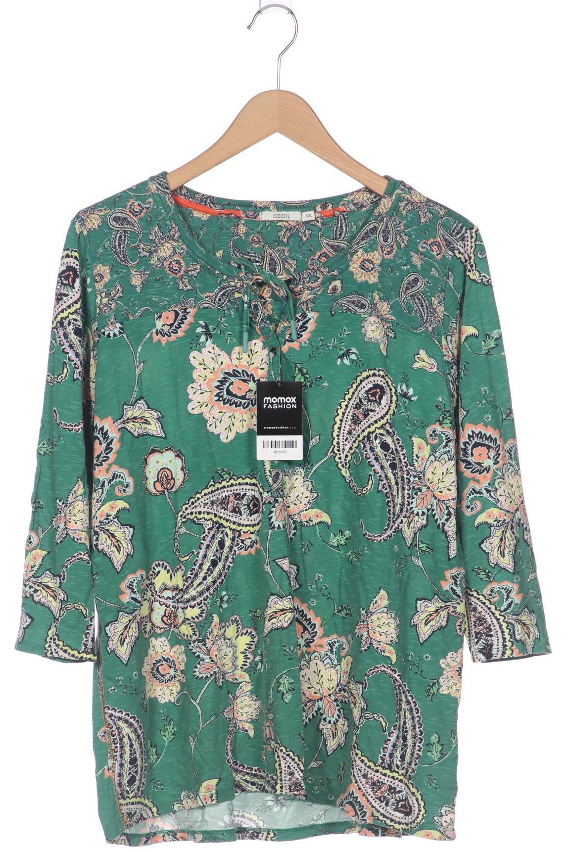 

Cecil Damen Langarmshirt, grün, Gr. 46