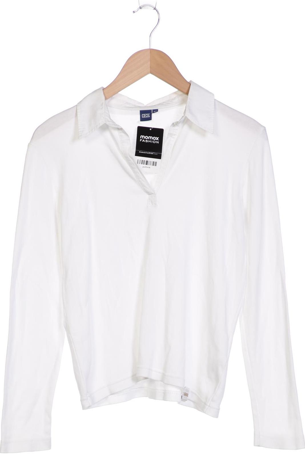 

CECIL Damen Langarmshirt, weiß