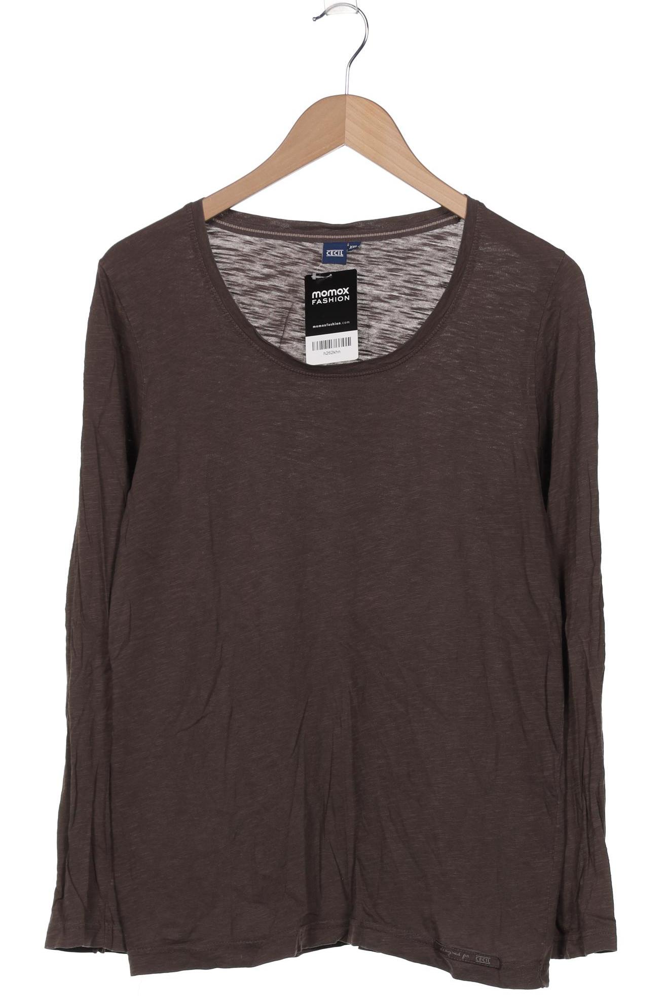 

Cecil Damen Langarmshirt, braun, Gr. 46