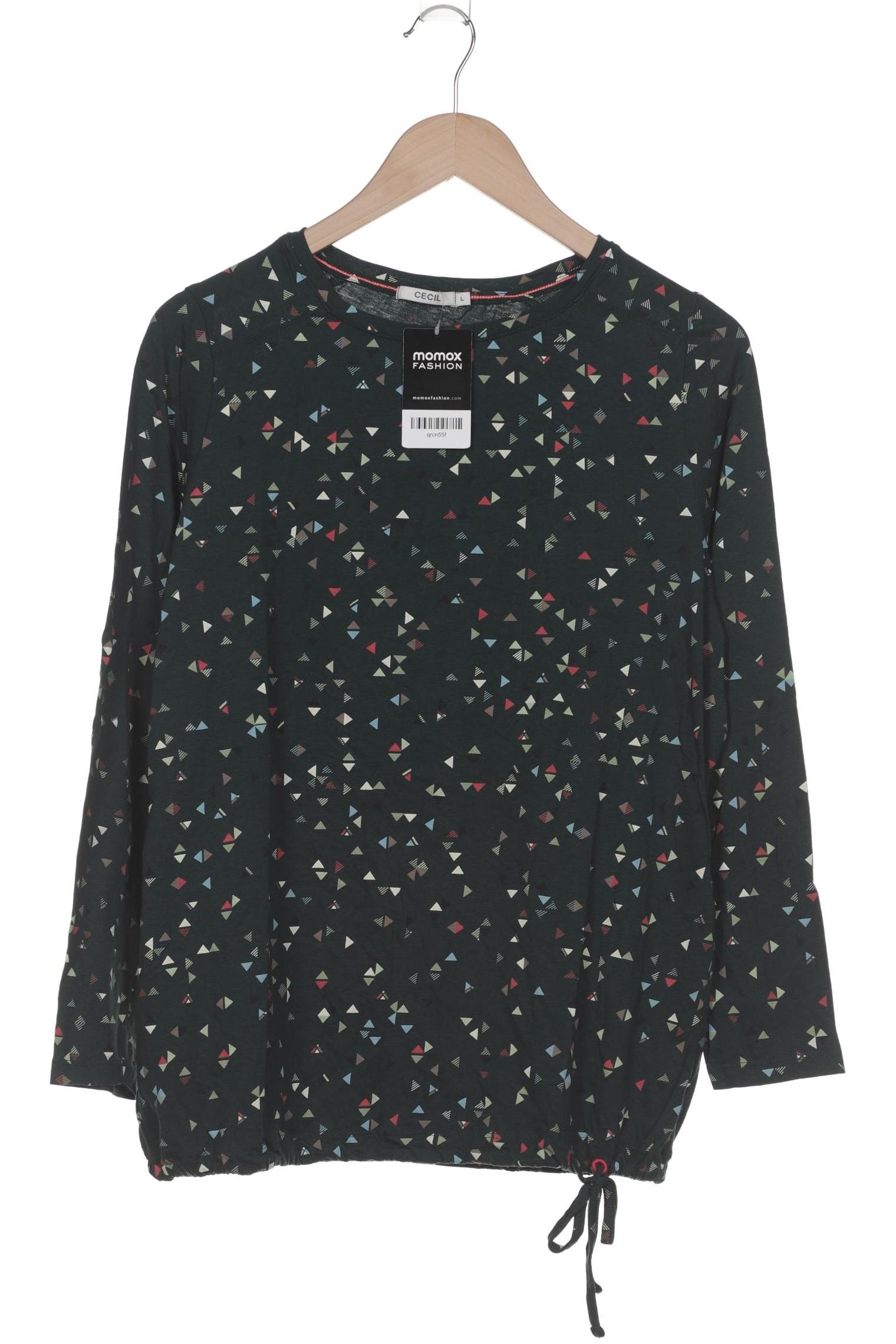 

Cecil Damen Langarmshirt, grün, Gr. 42