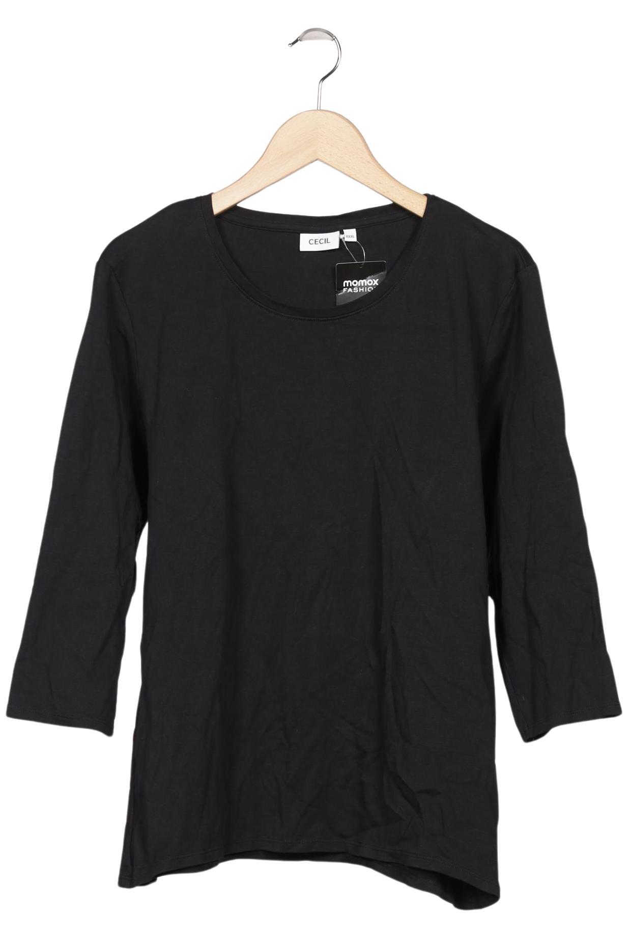 

Cecil Damen Langarmshirt, schwarz, Gr. 48