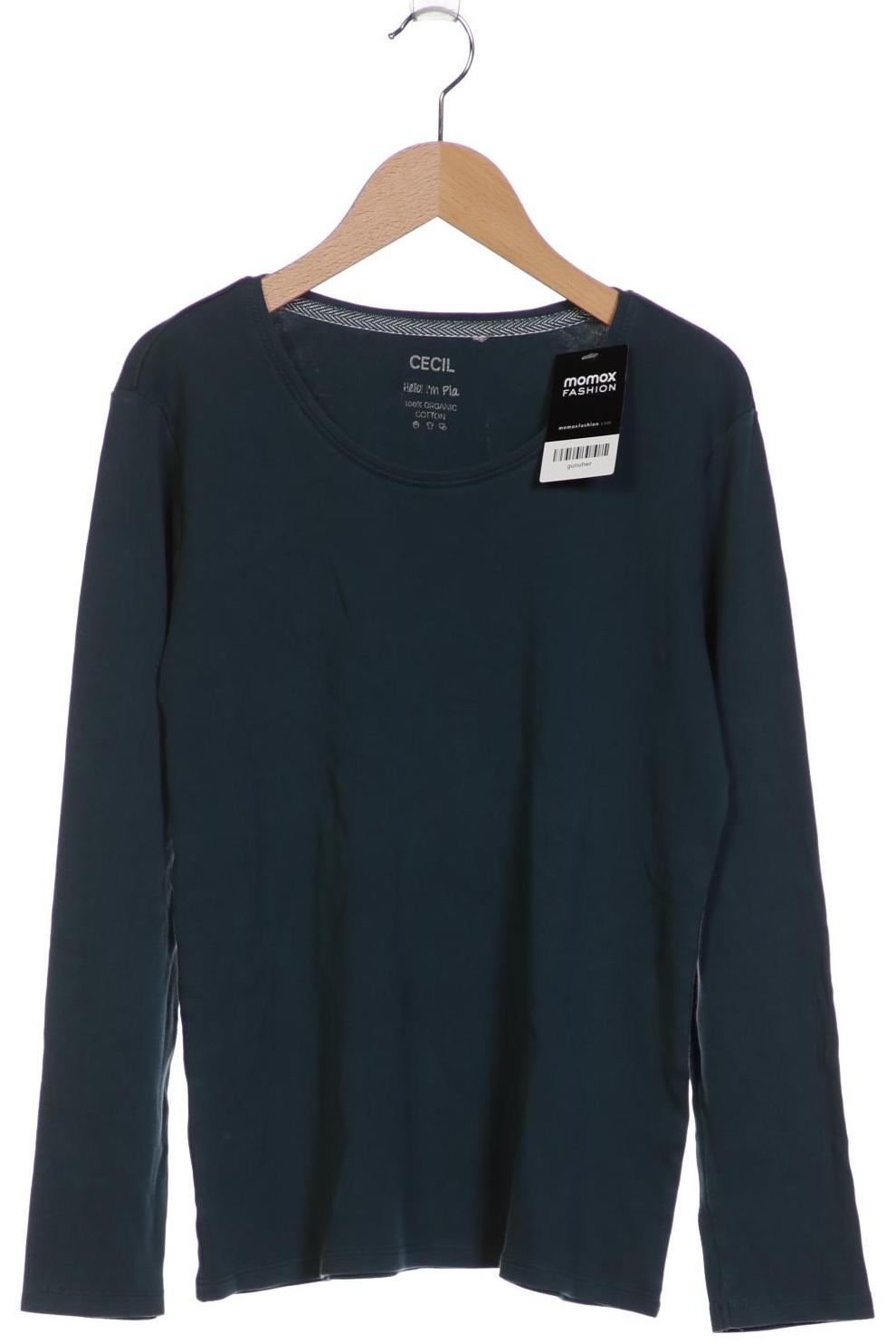 

Cecil Damen Langarmshirt, türkis, Gr. 38