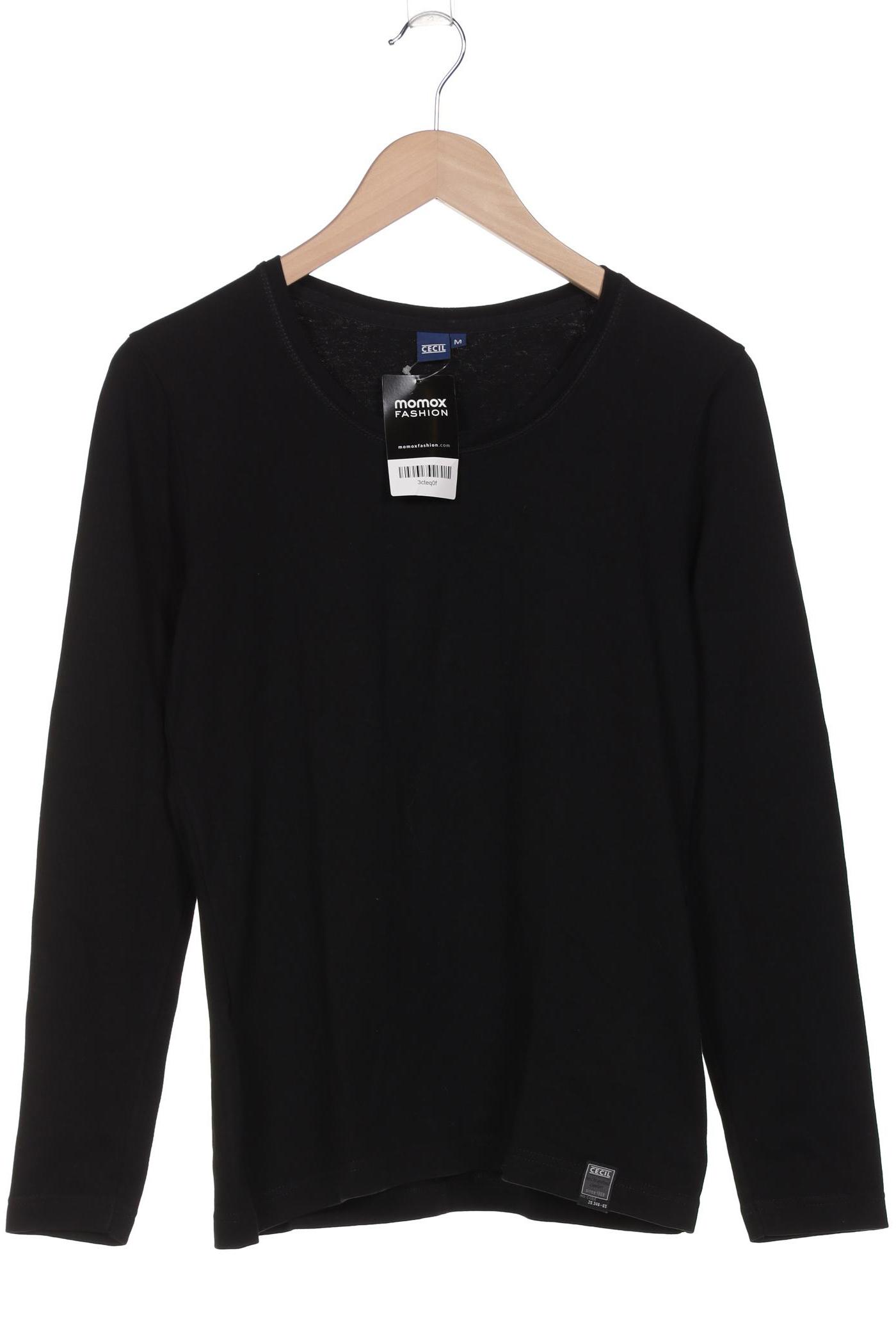 

Cecil Damen Langarmshirt, schwarz, Gr. 38