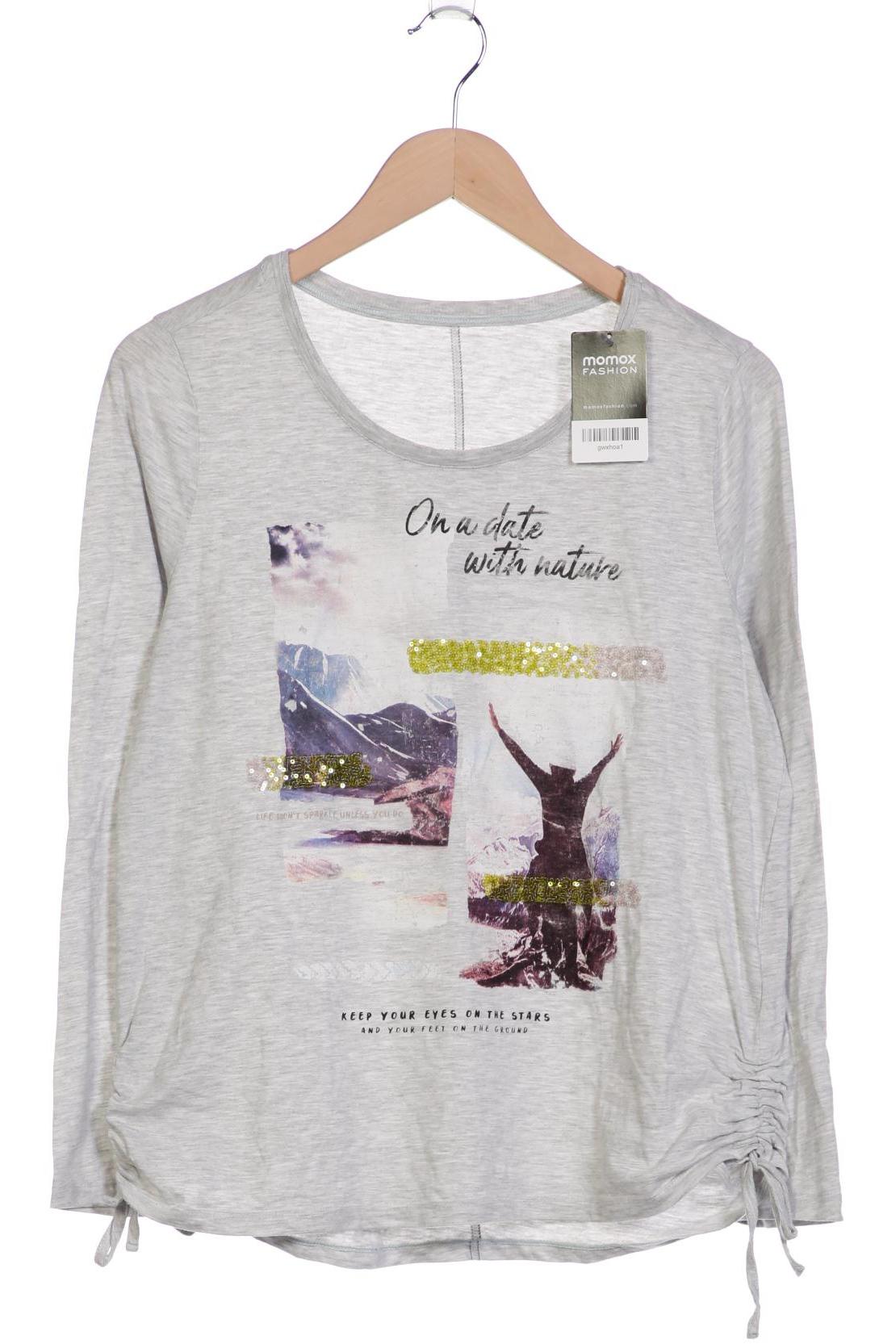 

Cecil Damen Langarmshirt, grau, Gr. 42