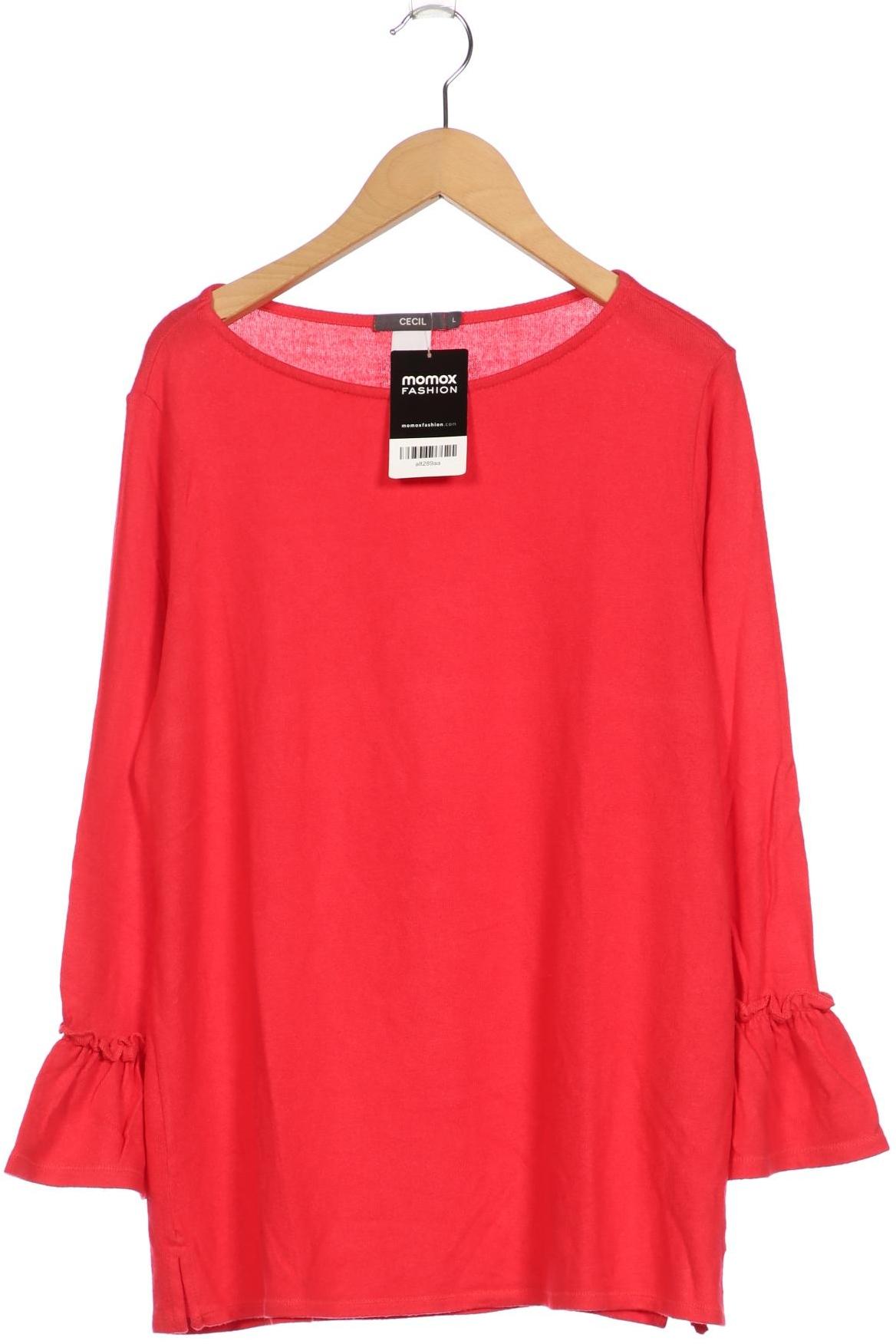 

Cecil Damen Langarmshirt, pink, Gr. 42