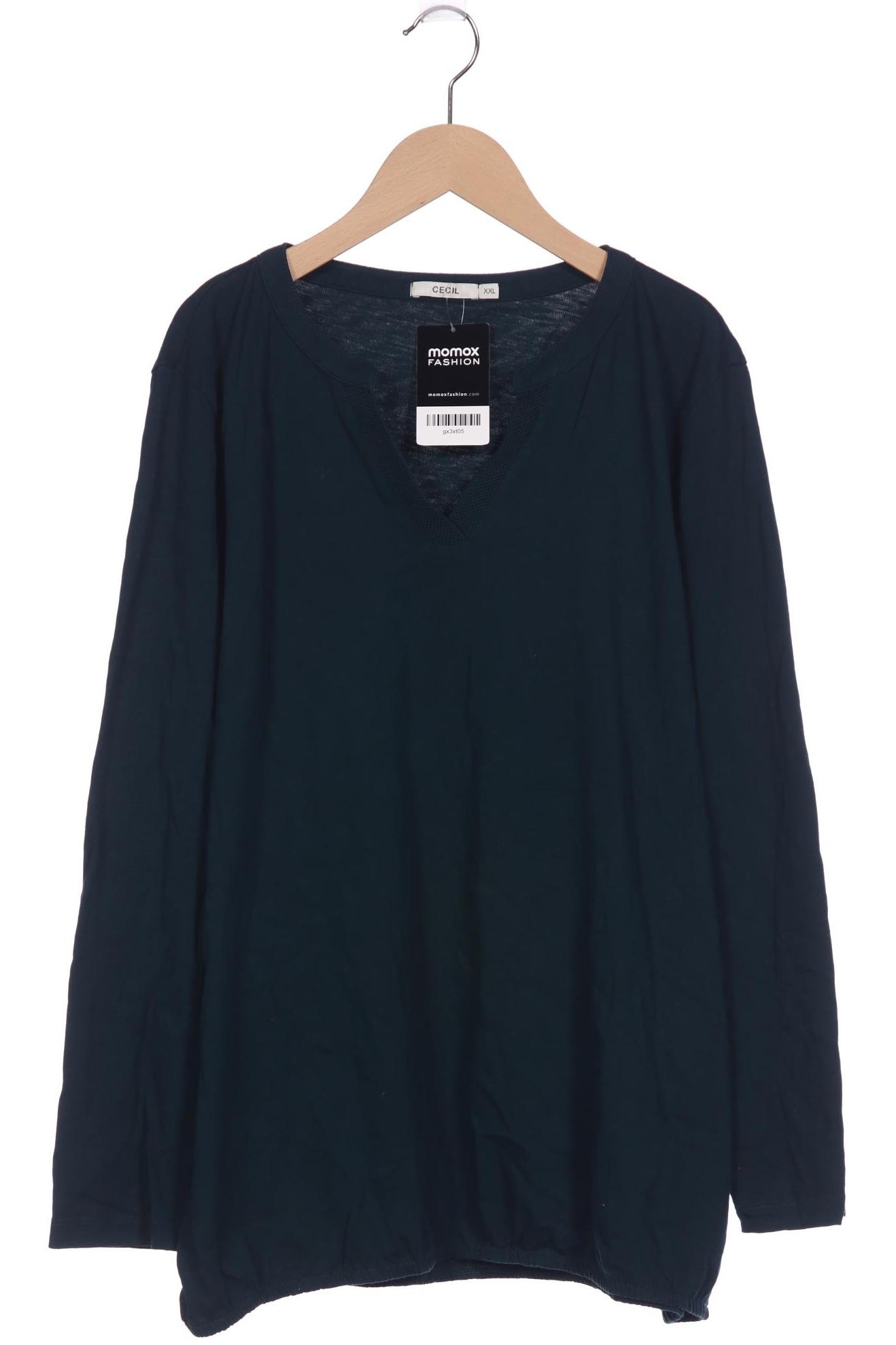 

Cecil Damen Langarmshirt, grün, Gr. 46
