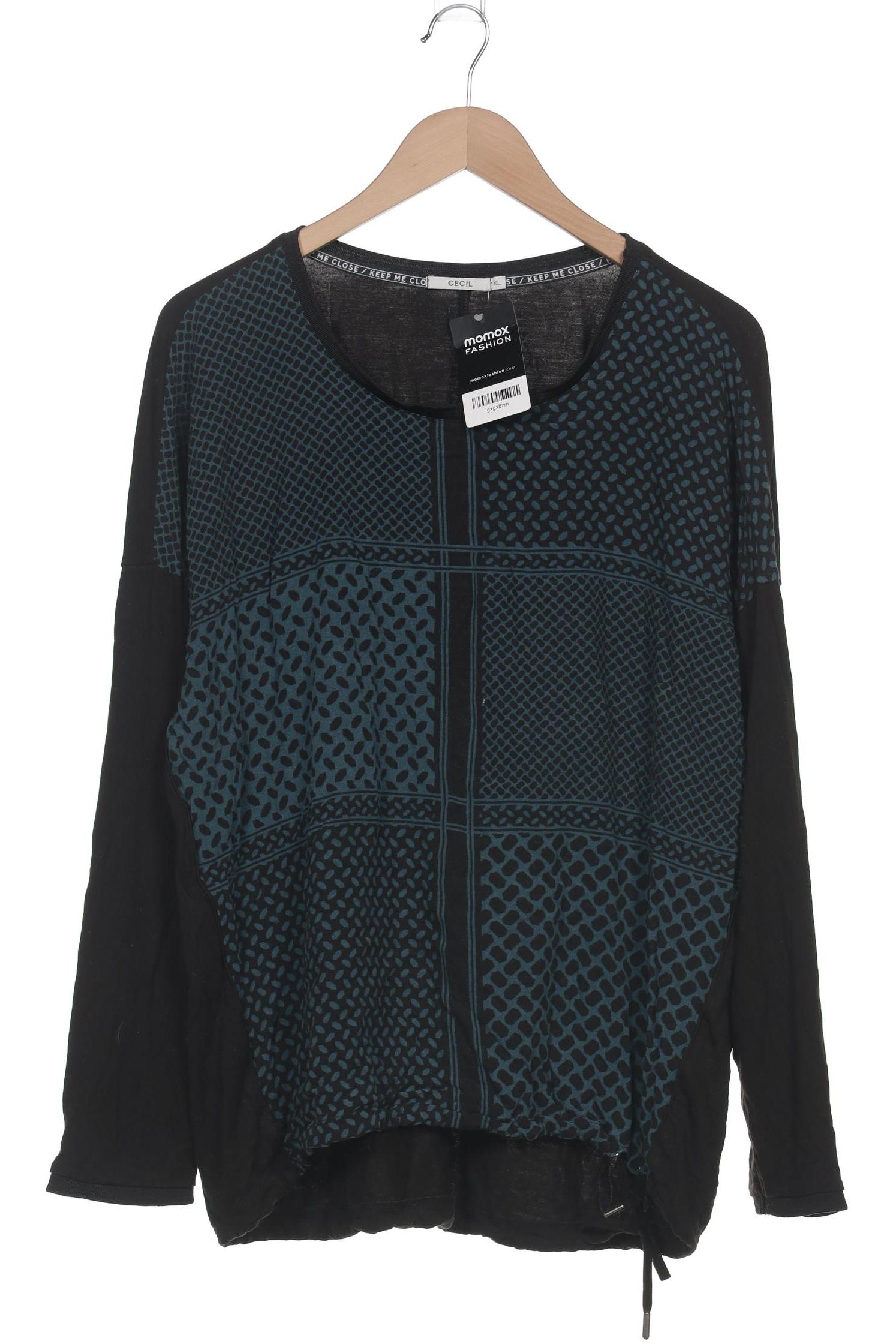 

Cecil Damen Langarmshirt, schwarz, Gr. 44