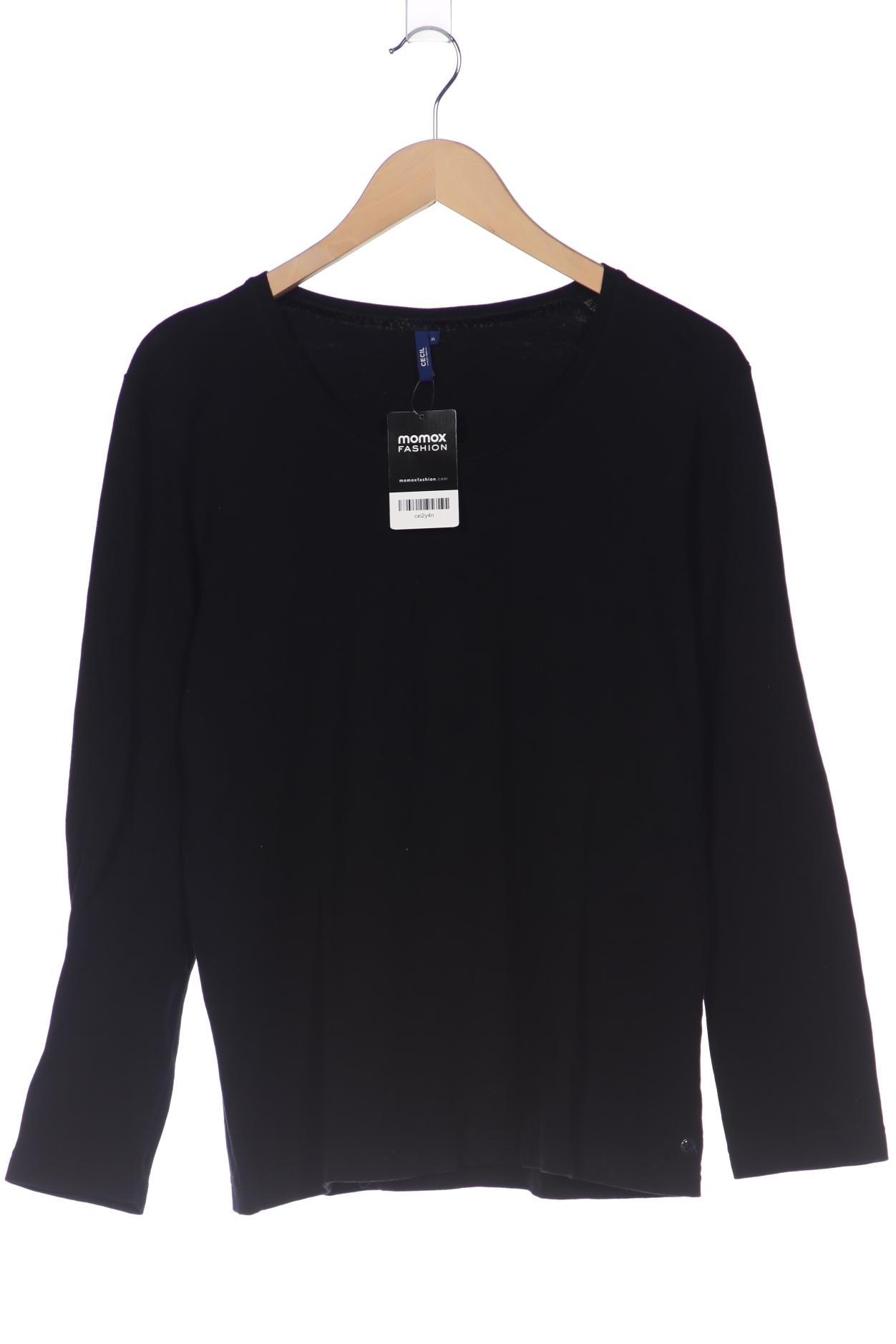 

Cecil Damen Langarmshirt, schwarz, Gr. 44