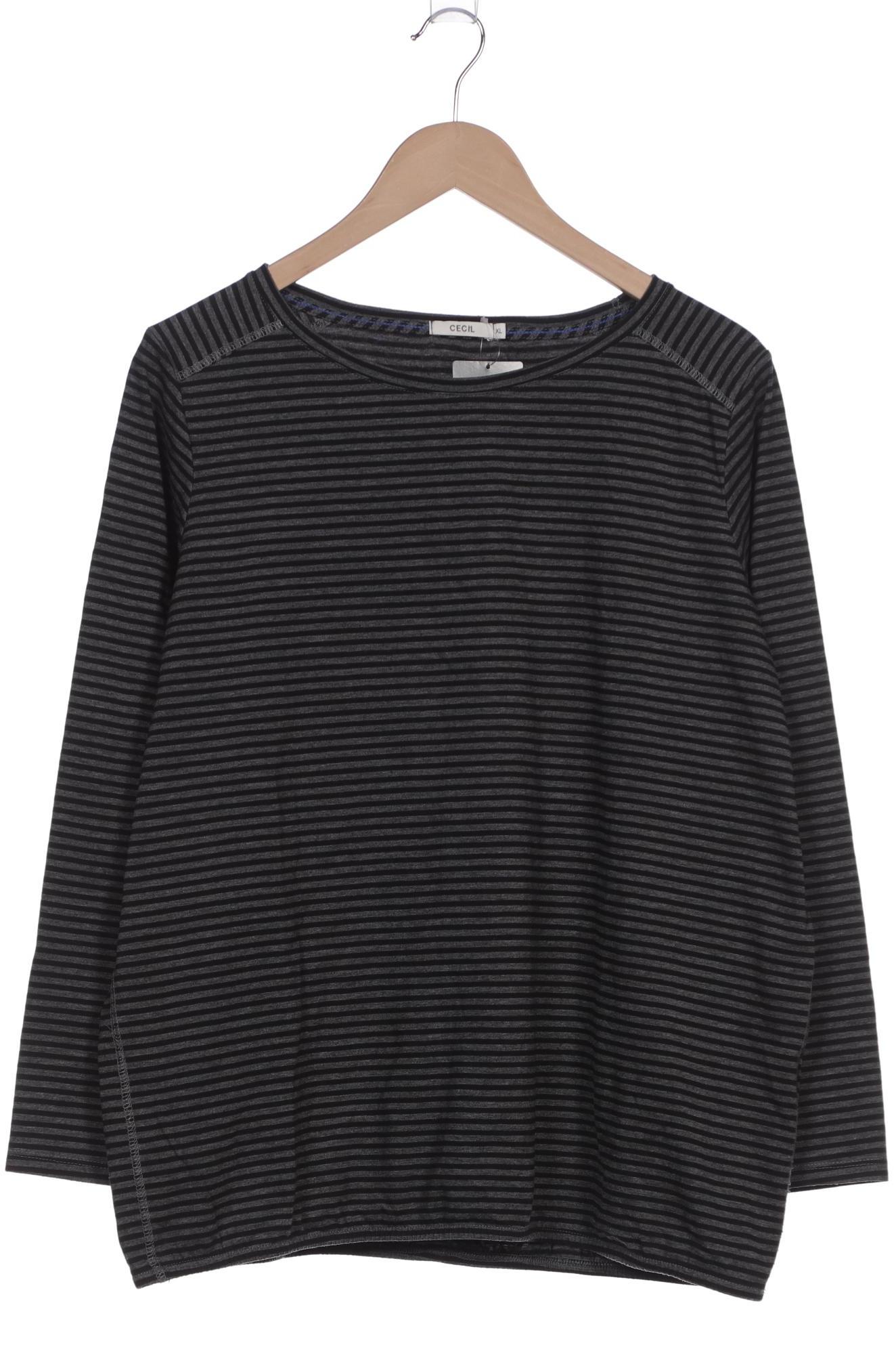 

Cecil Damen Langarmshirt, grau, Gr. 44