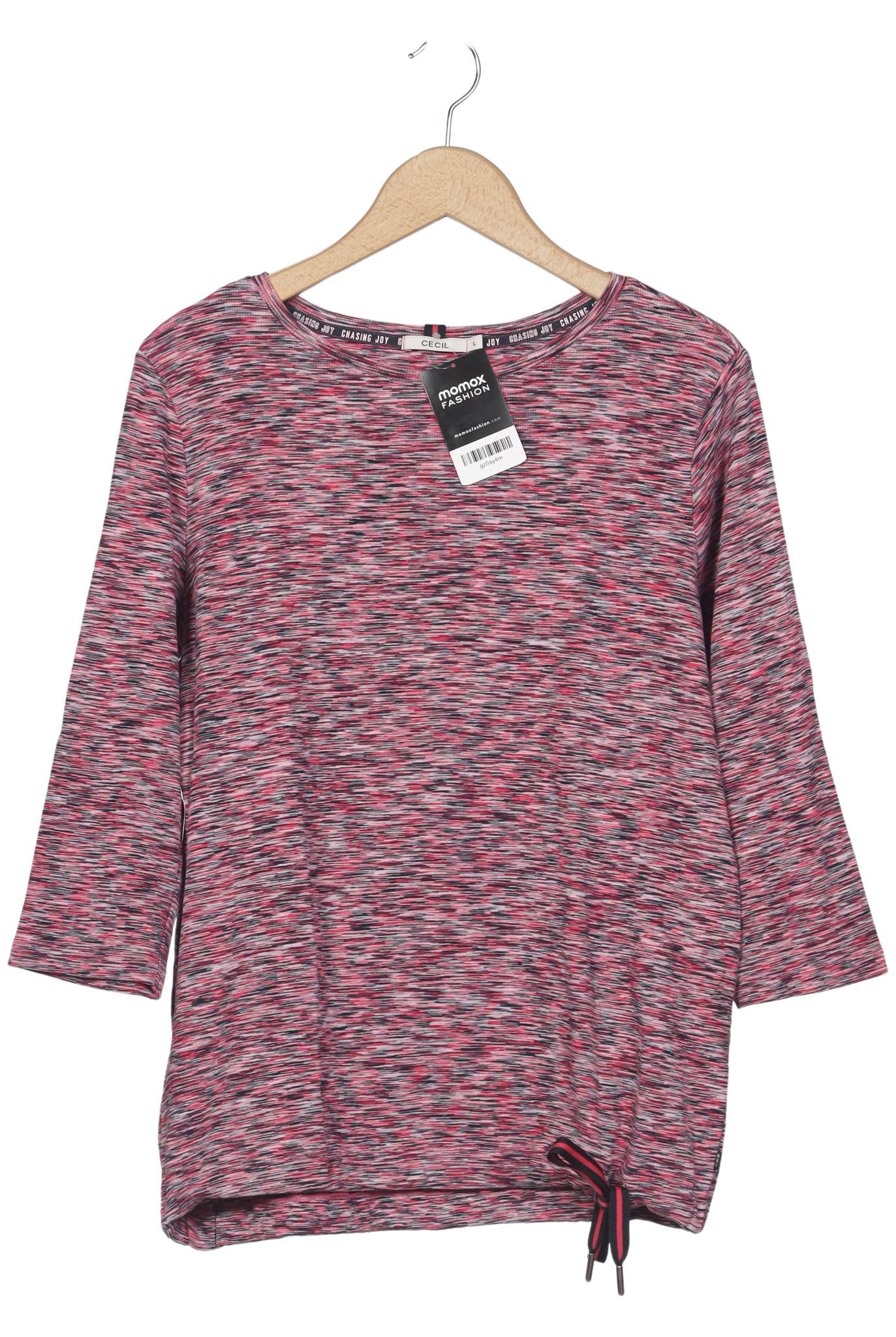 

Cecil Damen Langarmshirt, pink, Gr. 42