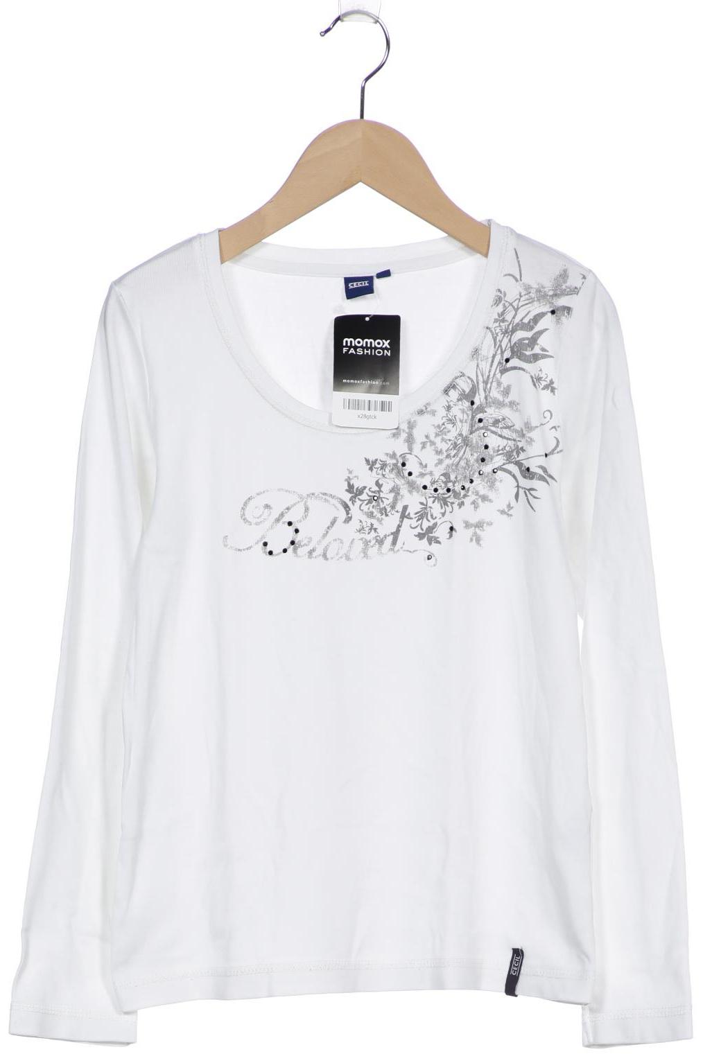 

CECIL Damen Langarmshirt, weiß