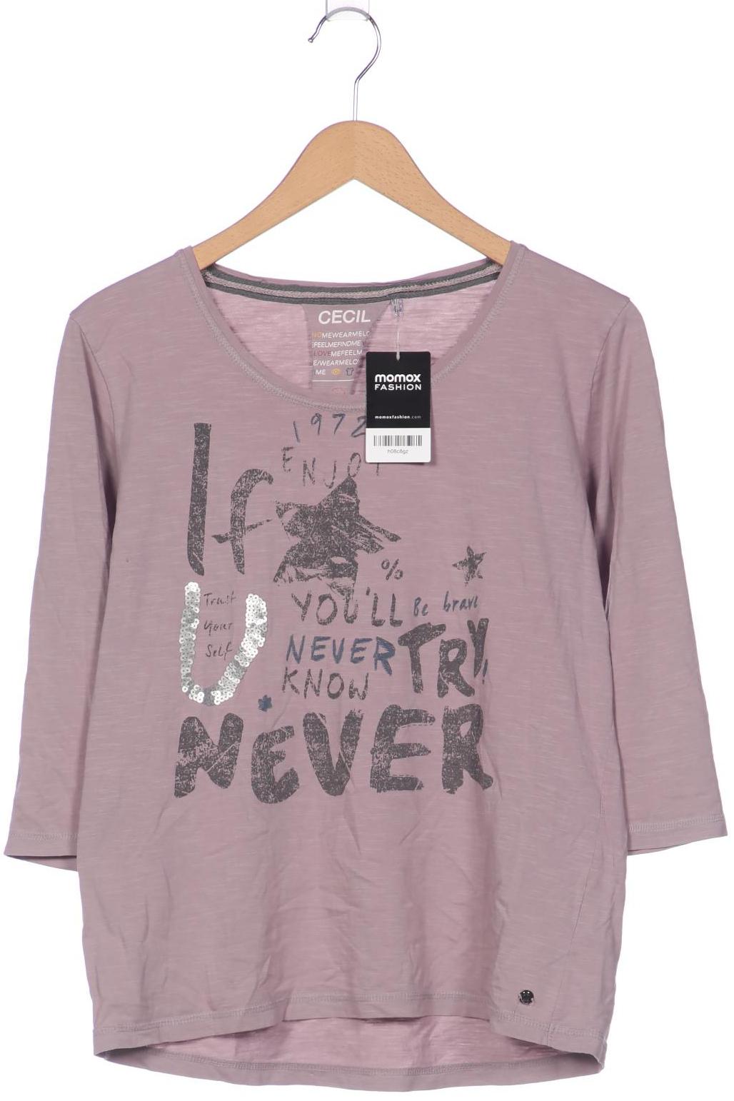 

Cecil Damen Langarmshirt, pink, Gr. 42