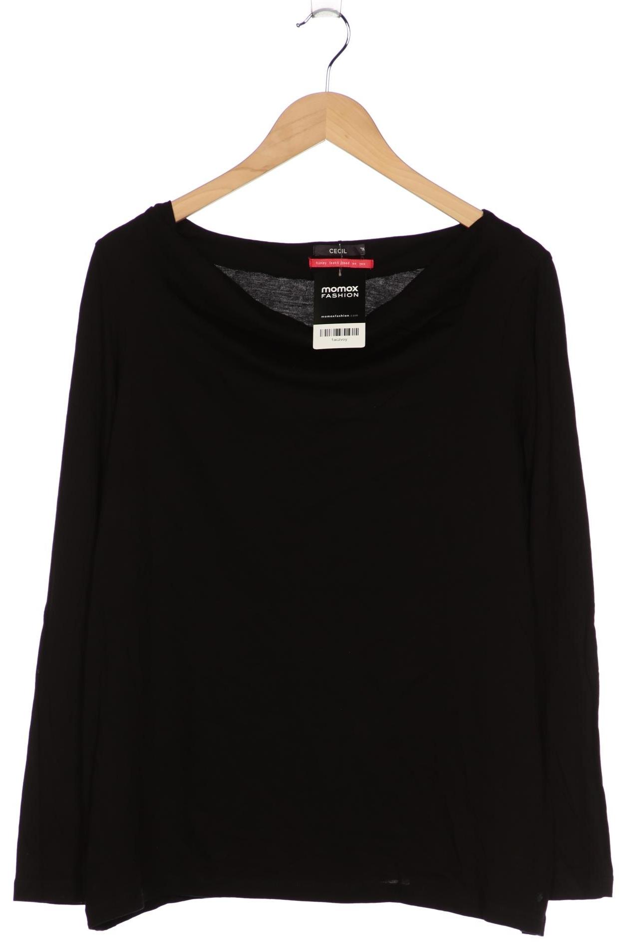 

Cecil Damen Langarmshirt, schwarz, Gr. 44