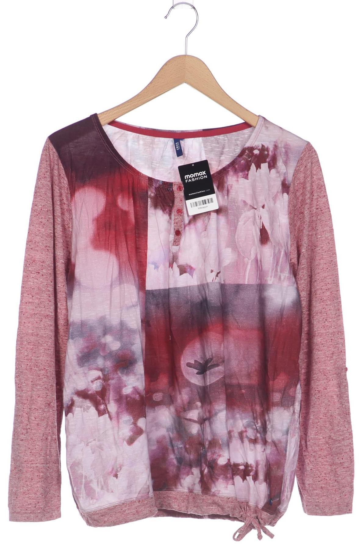

Cecil Damen Langarmshirt, pink, Gr. 48