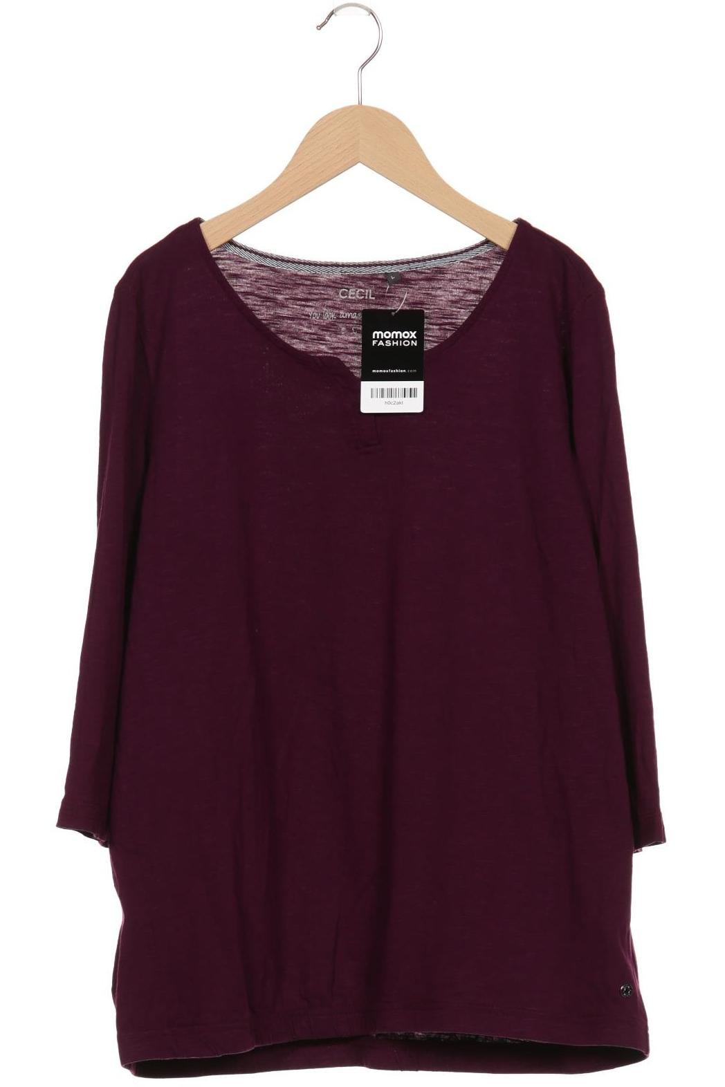

Cecil Damen Langarmshirt, flieder, Gr. 42