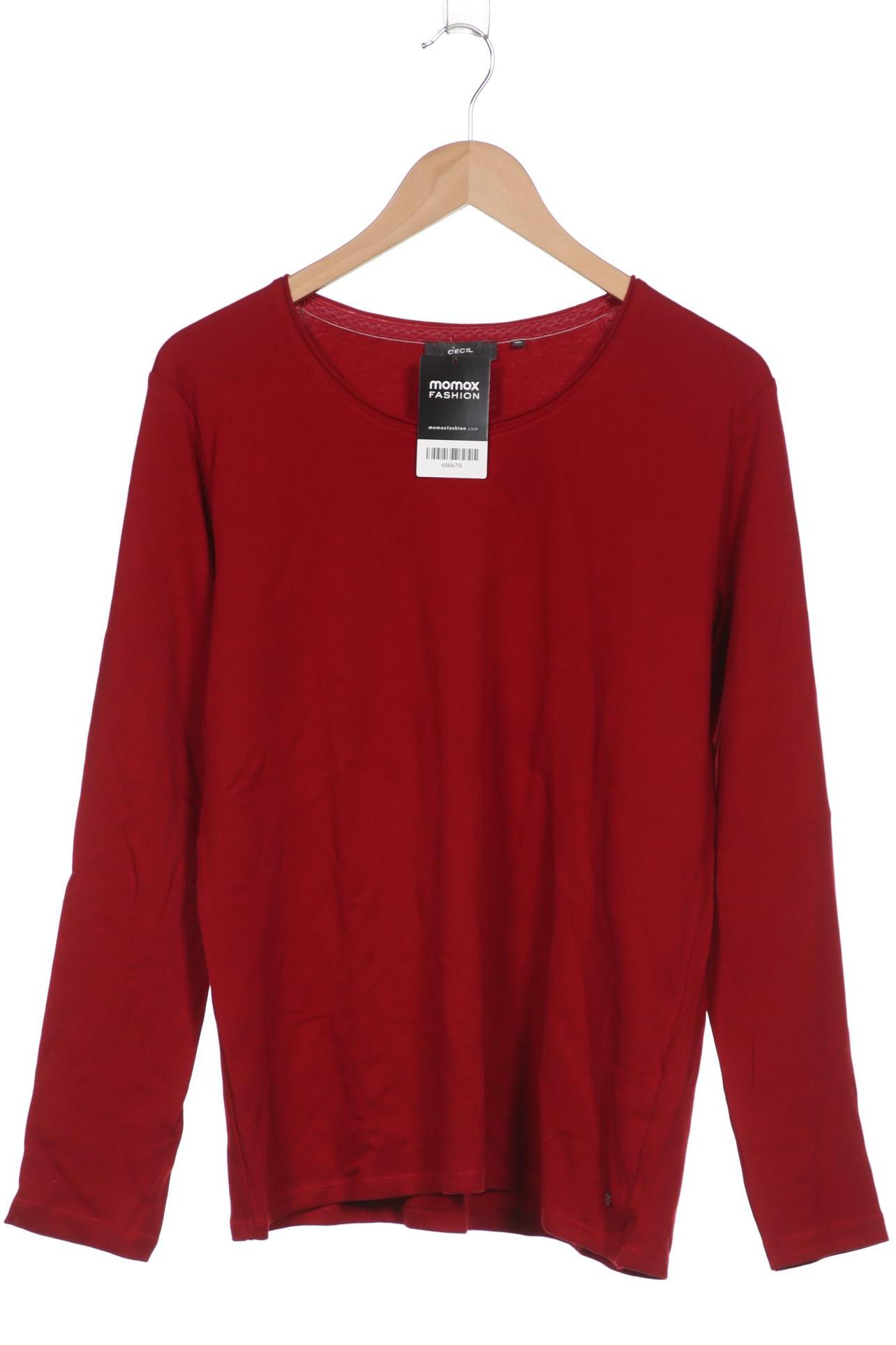 

Cecil Damen Langarmshirt, rot, Gr. 46