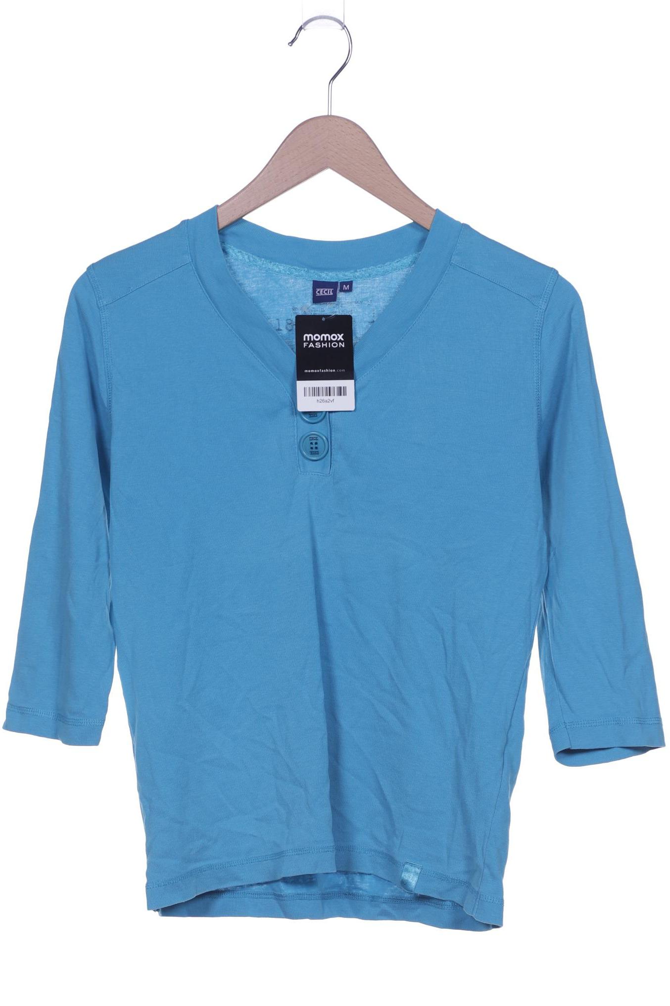 

Cecil Damen Langarmshirt, blau, Gr. 38