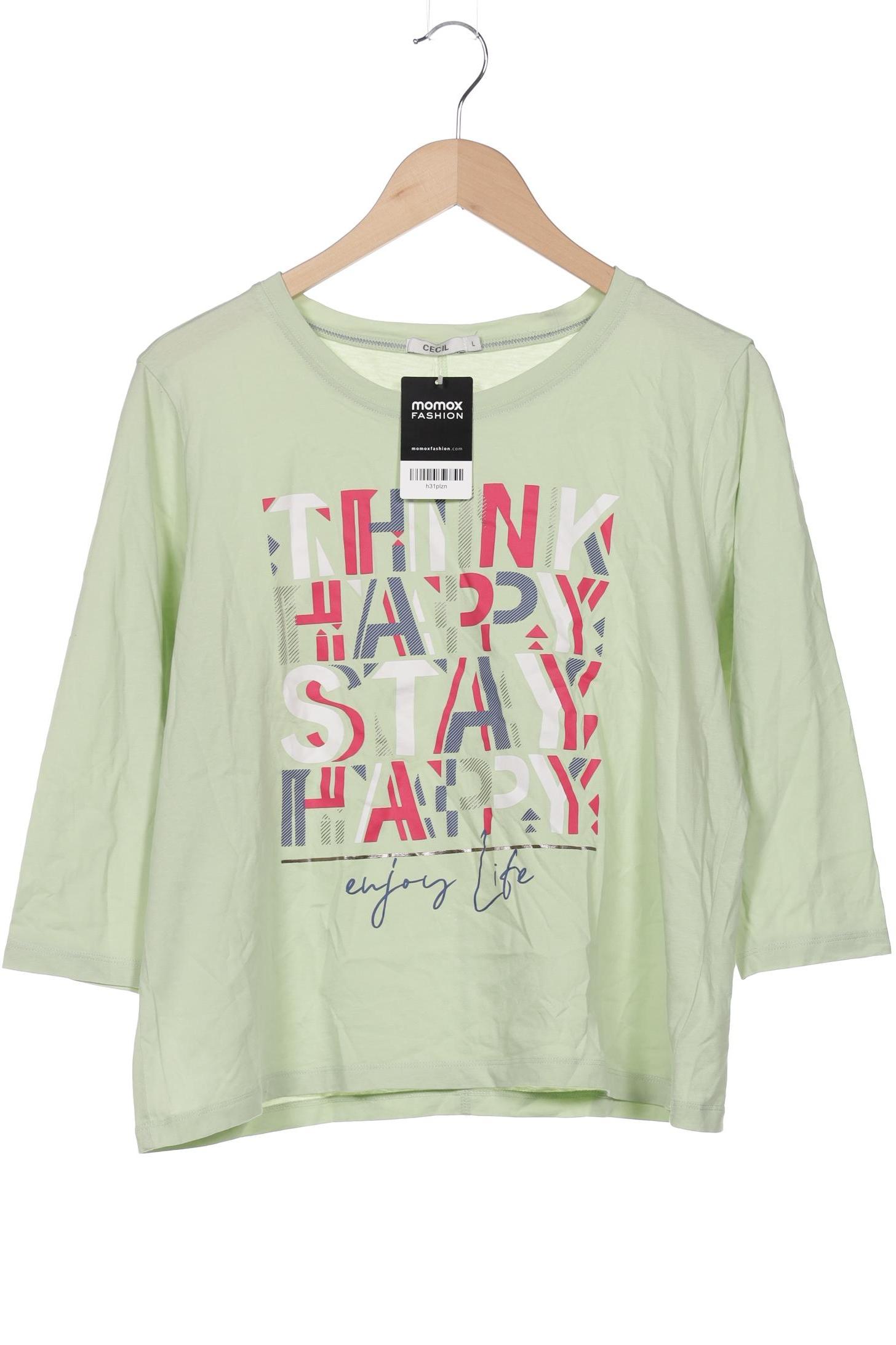 

Cecil Damen Langarmshirt, grün, Gr. 42