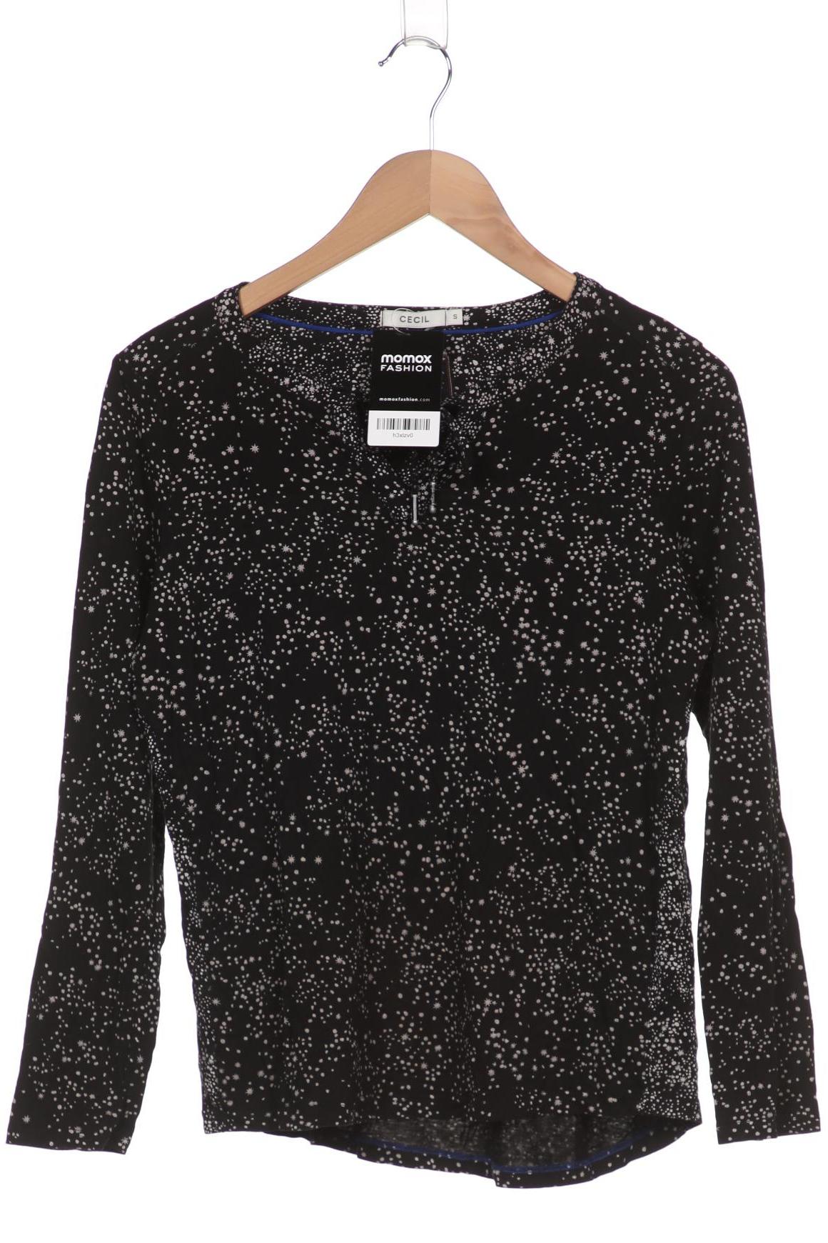 

CECIL Damen Langarmshirt, schwarz