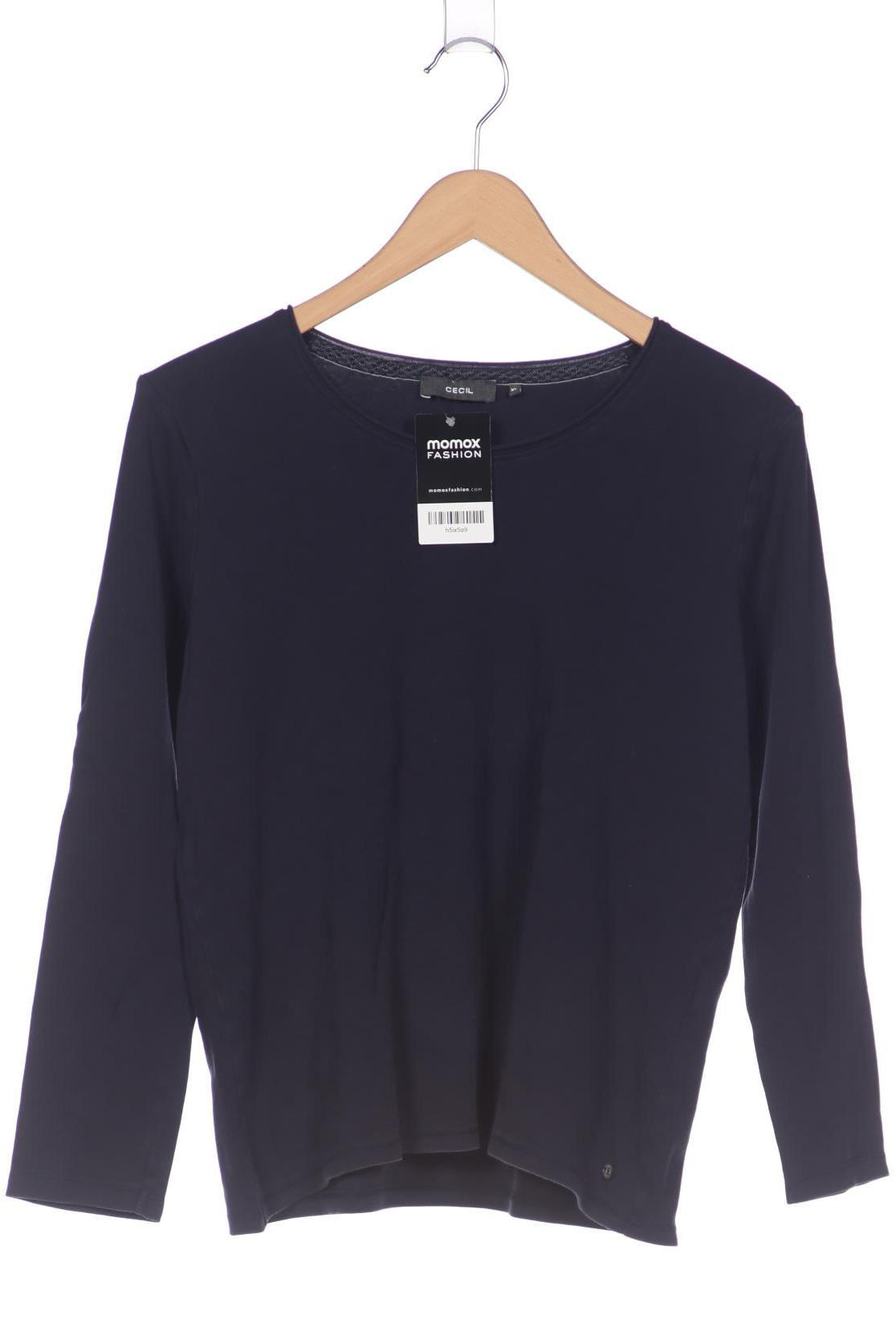 

Cecil Damen Langarmshirt, marineblau, Gr. 44