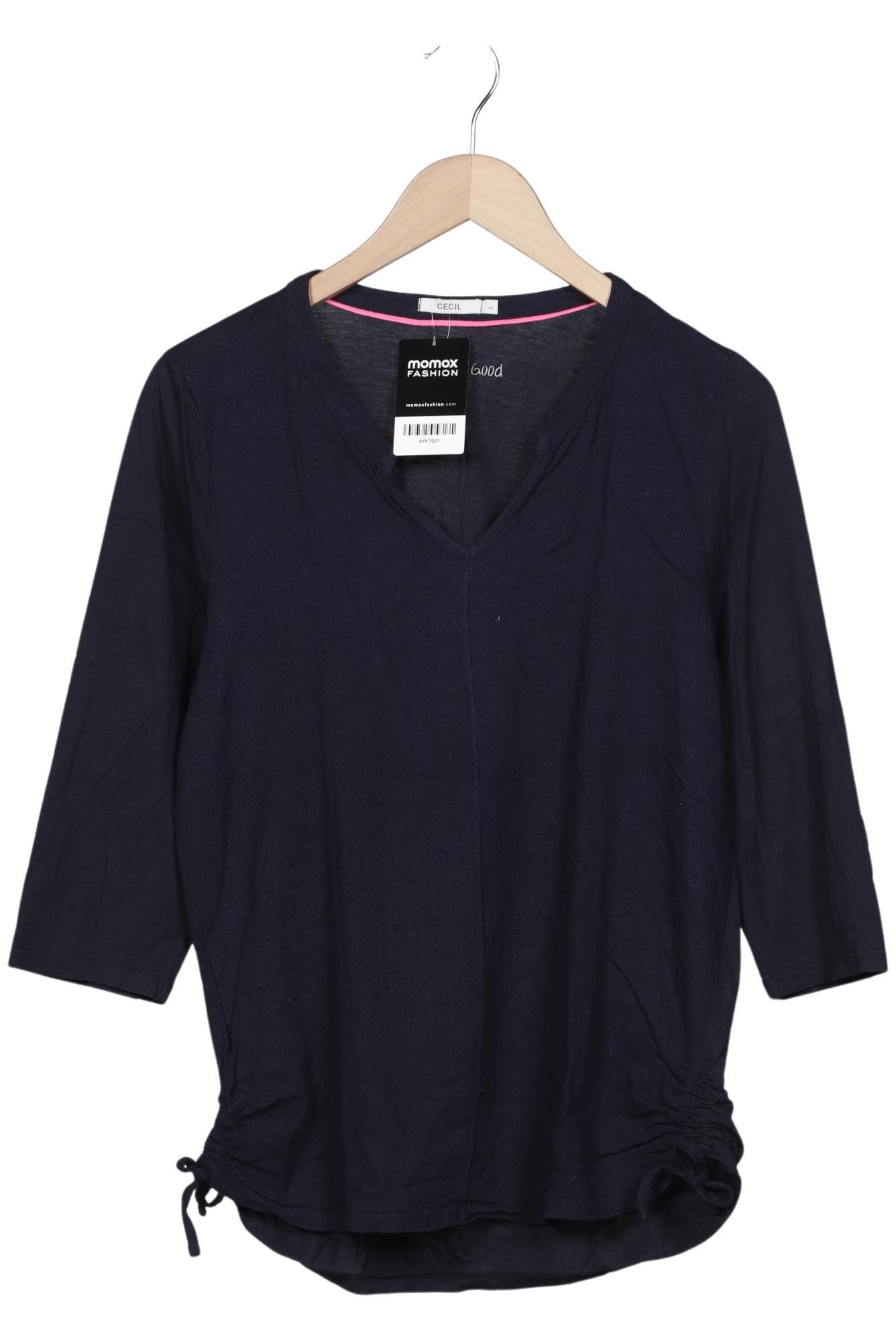 

Cecil Damen Langarmshirt, marineblau, Gr. 42