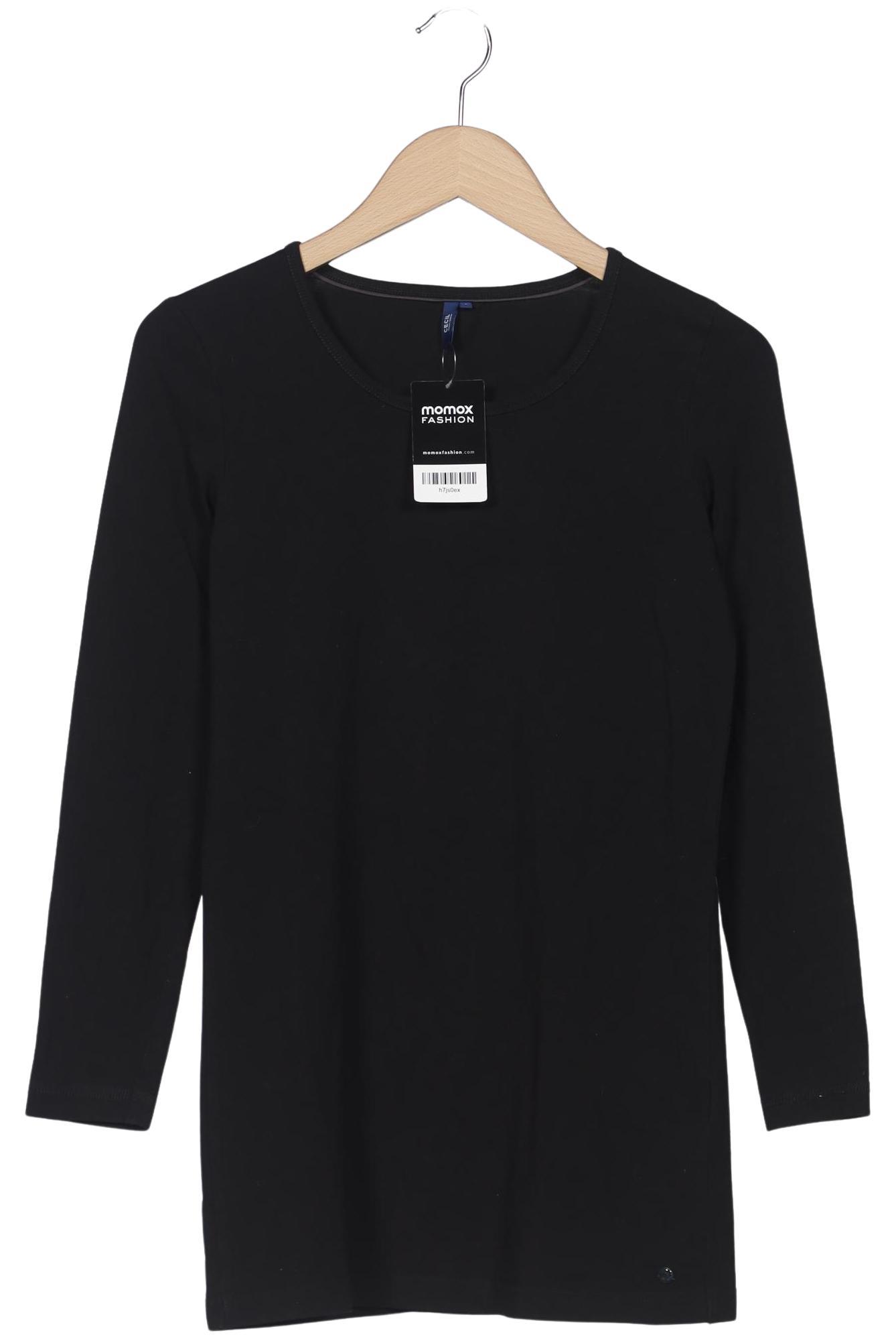 

Cecil Damen Langarmshirt, schwarz, Gr. 36