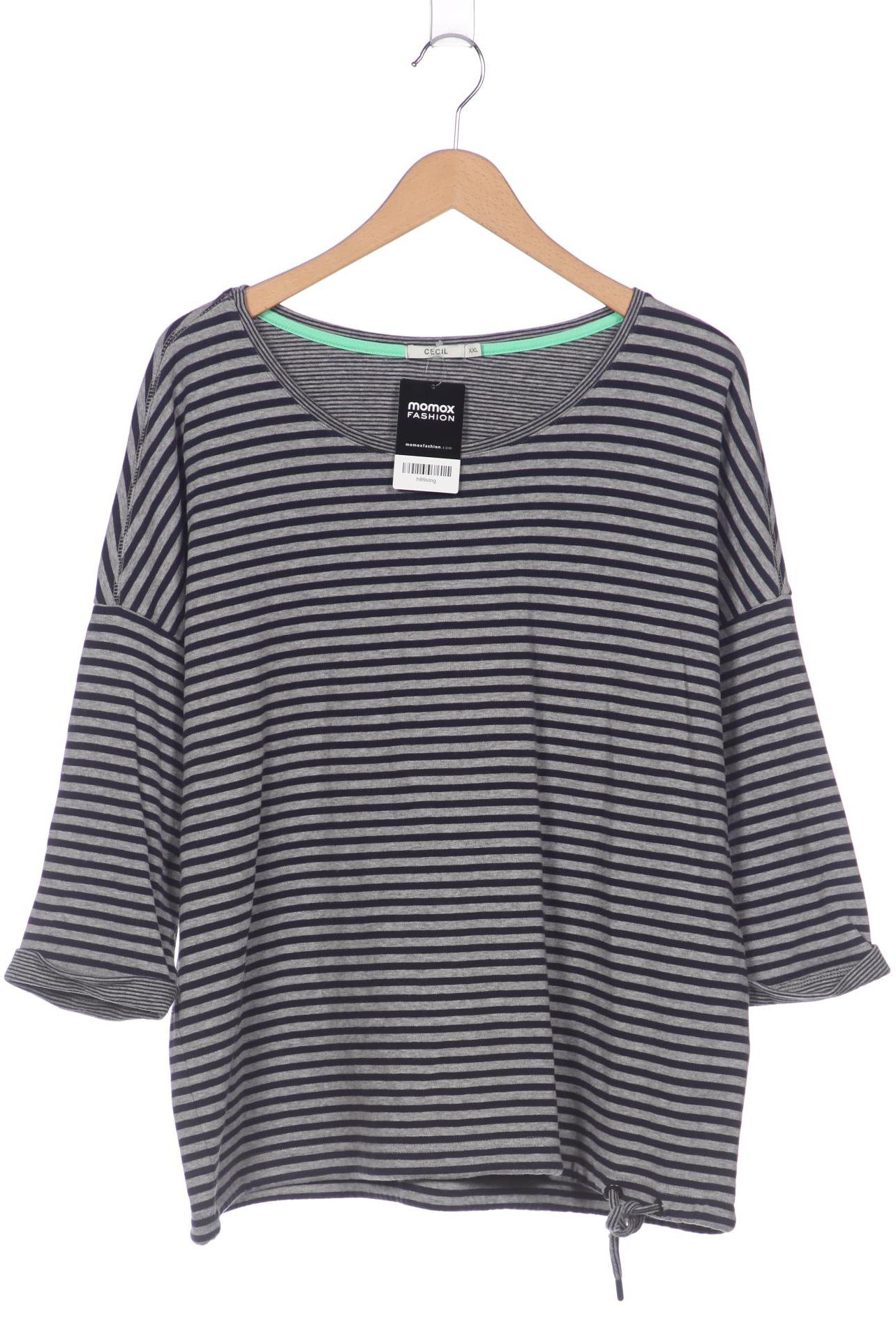 

Cecil Damen Langarmshirt, grau, Gr. 46