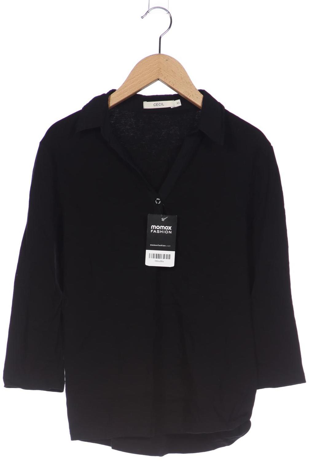 

Cecil Damen Langarmshirt, schwarz, Gr. 34