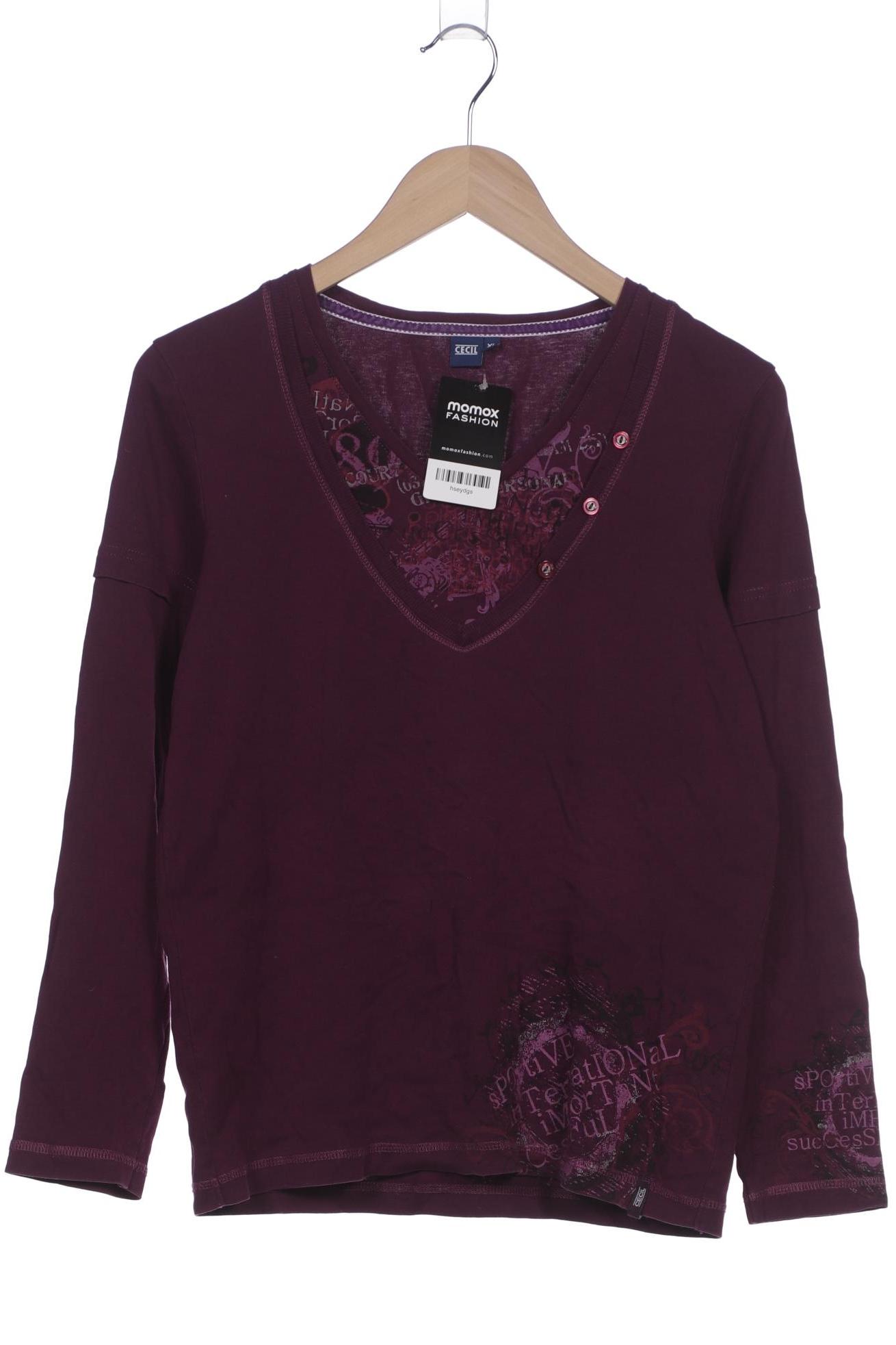 

Cecil Damen Langarmshirt, flieder, Gr. 44