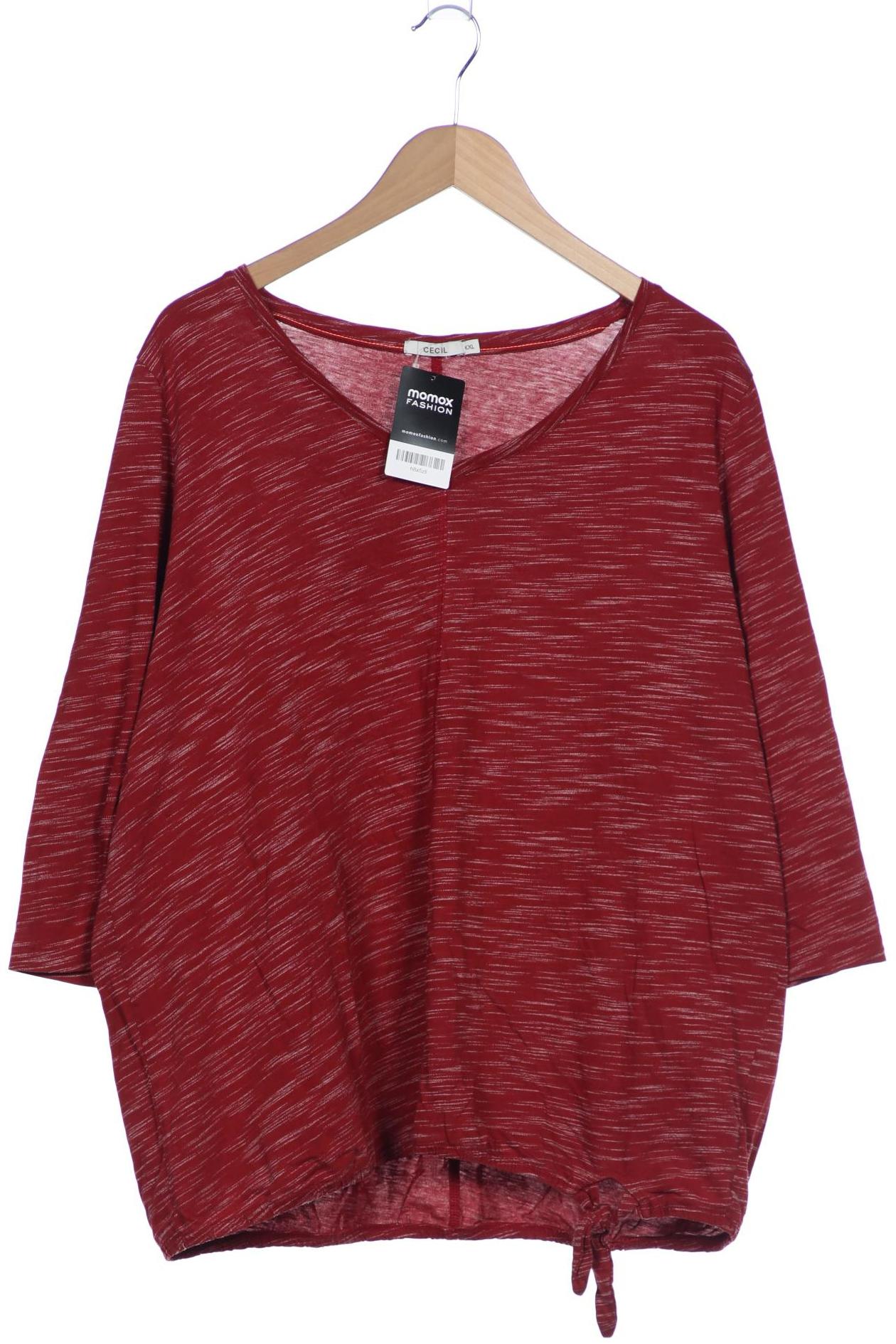 

Cecil Damen Langarmshirt, rot, Gr. 46
