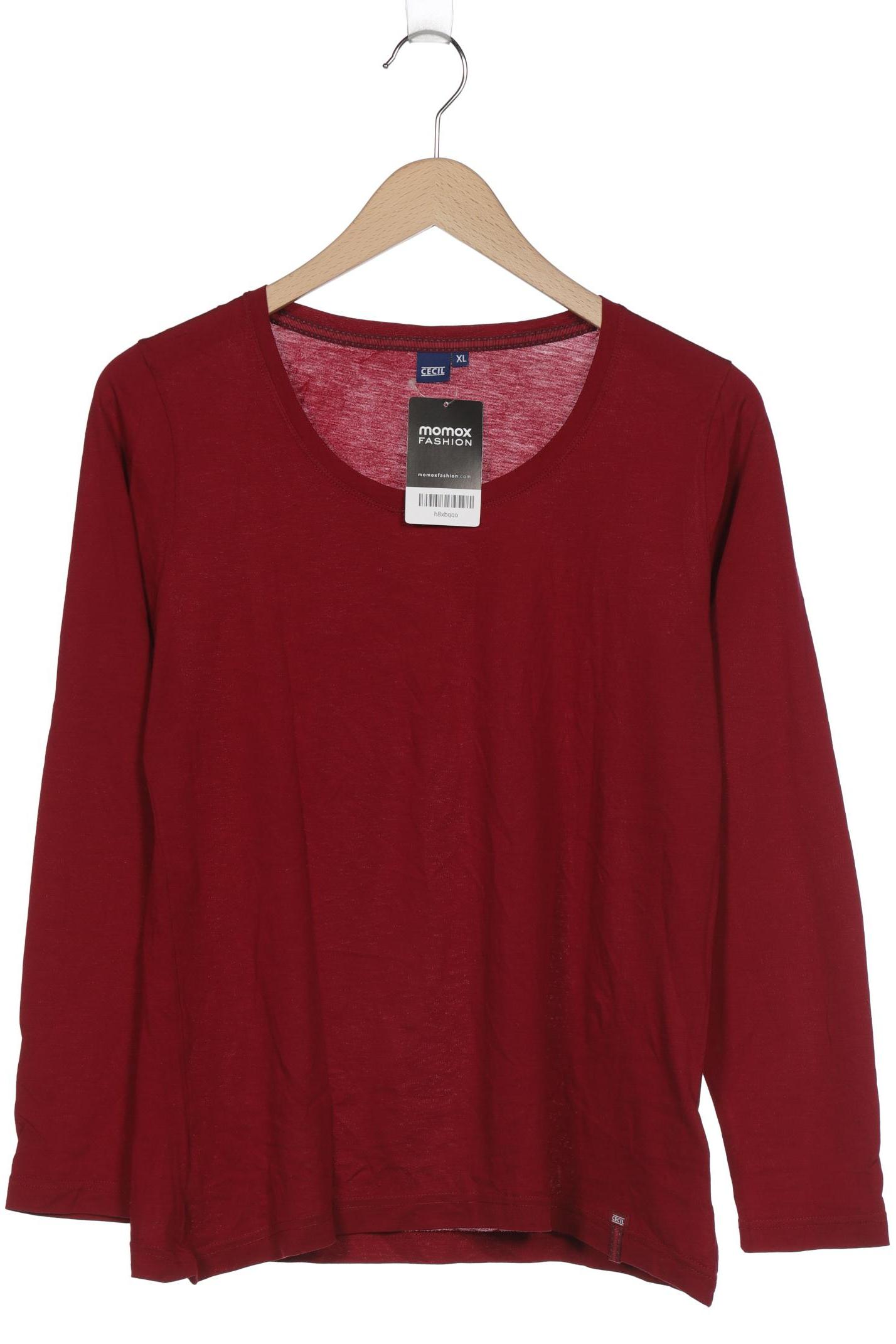 

Cecil Damen Langarmshirt, bordeaux, Gr. 44