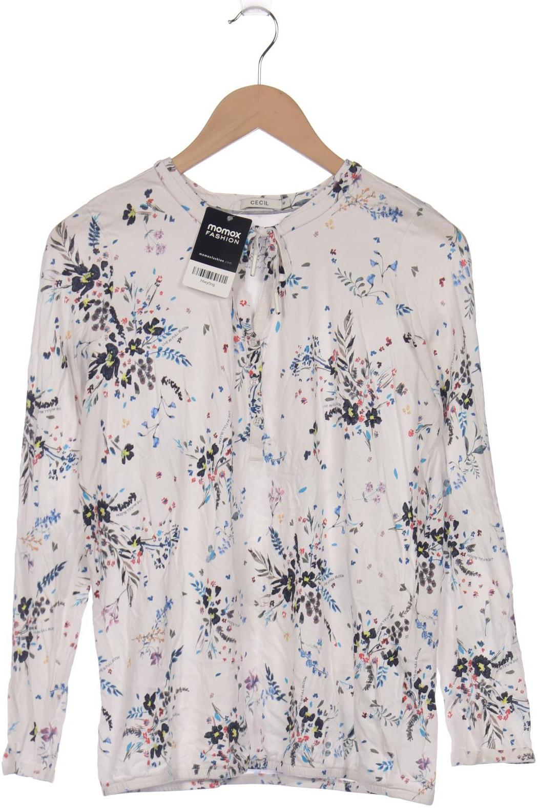 

Cecil Damen Langarmshirt, weiß, Gr. 38