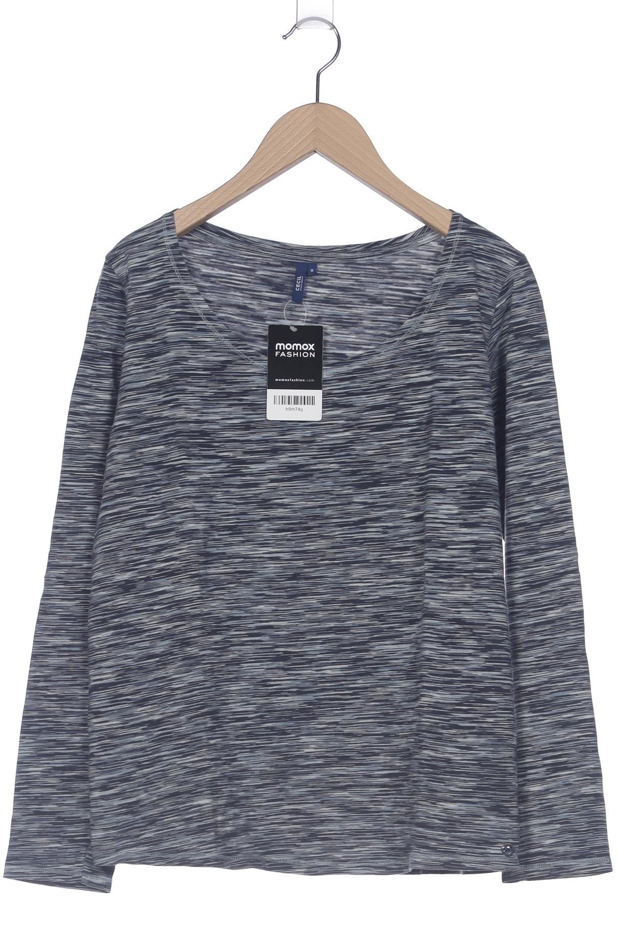

Cecil Damen Langarmshirt, marineblau, Gr. 38