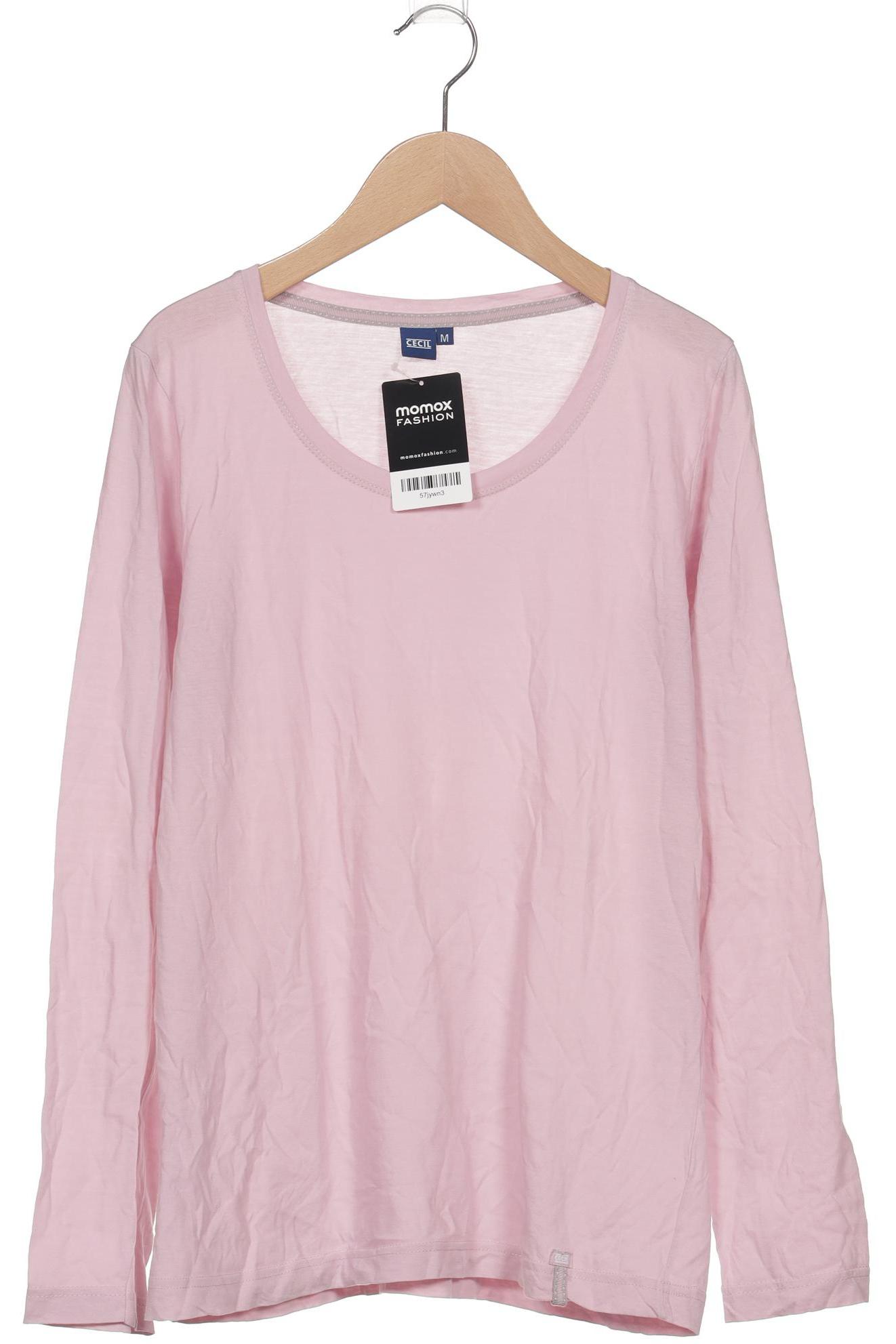 

Cecil Damen Langarmshirt, pink, Gr. 38