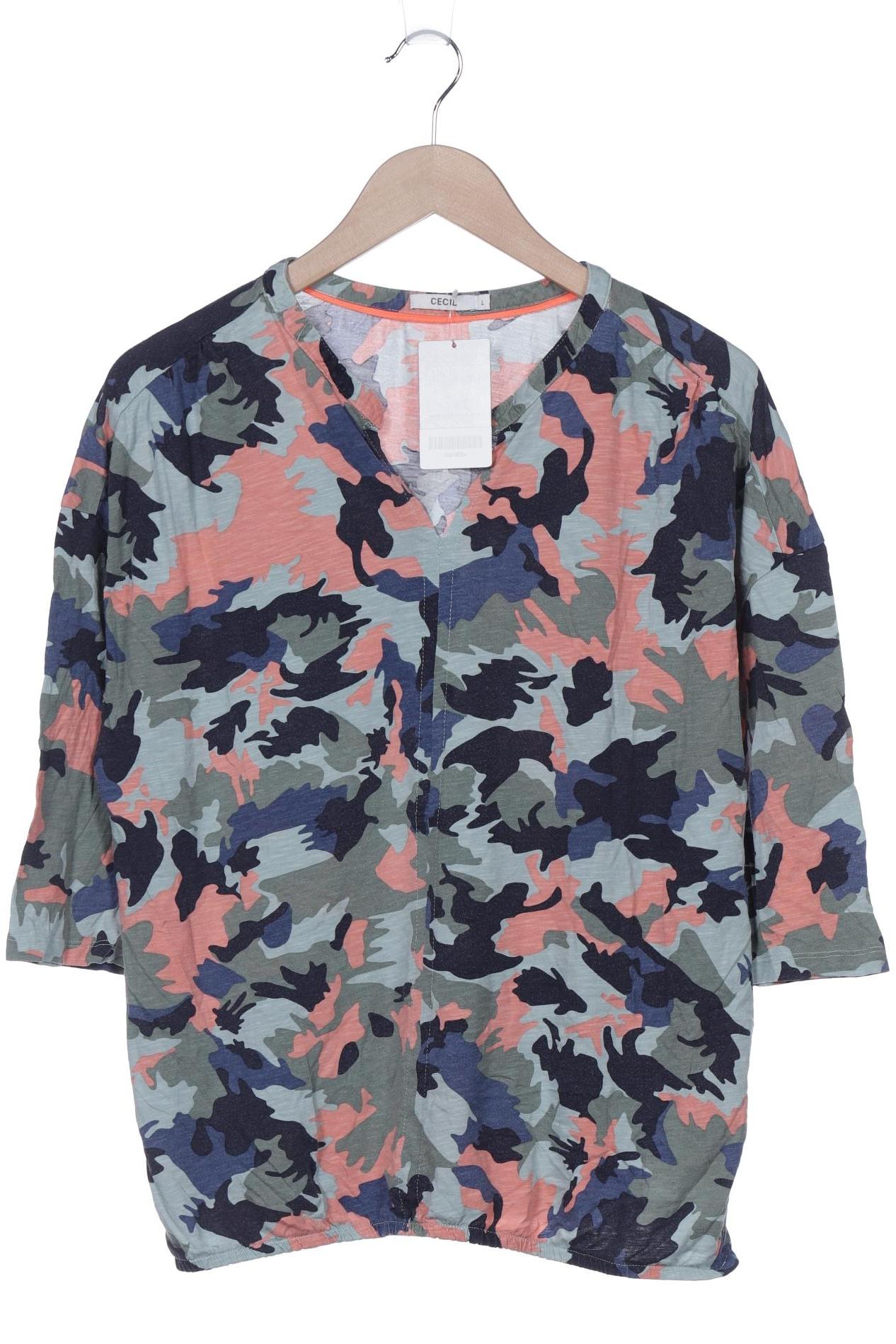 

Cecil Damen Langarmshirt, grün, Gr. 42