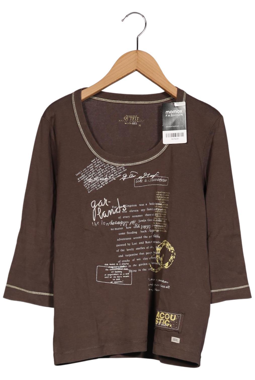 

Cecil Damen Langarmshirt, braun, Gr. 38
