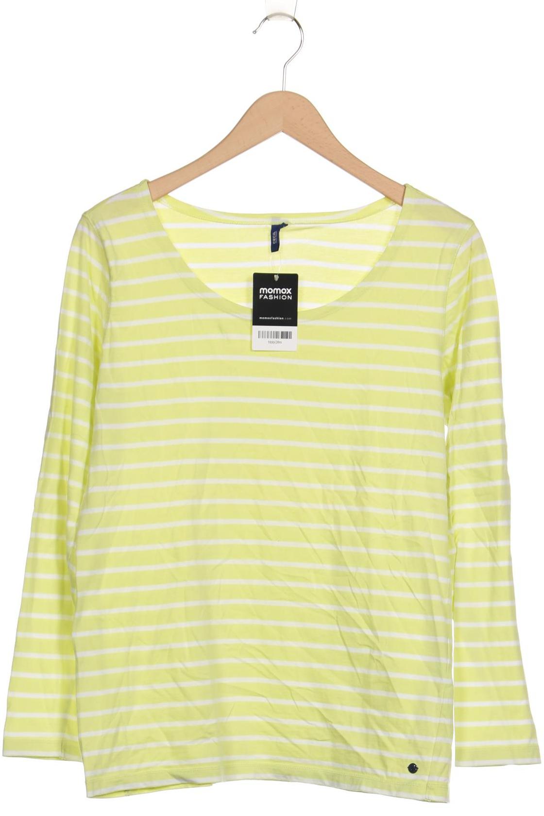 

Cecil Damen Langarmshirt, gelb, Gr. 42