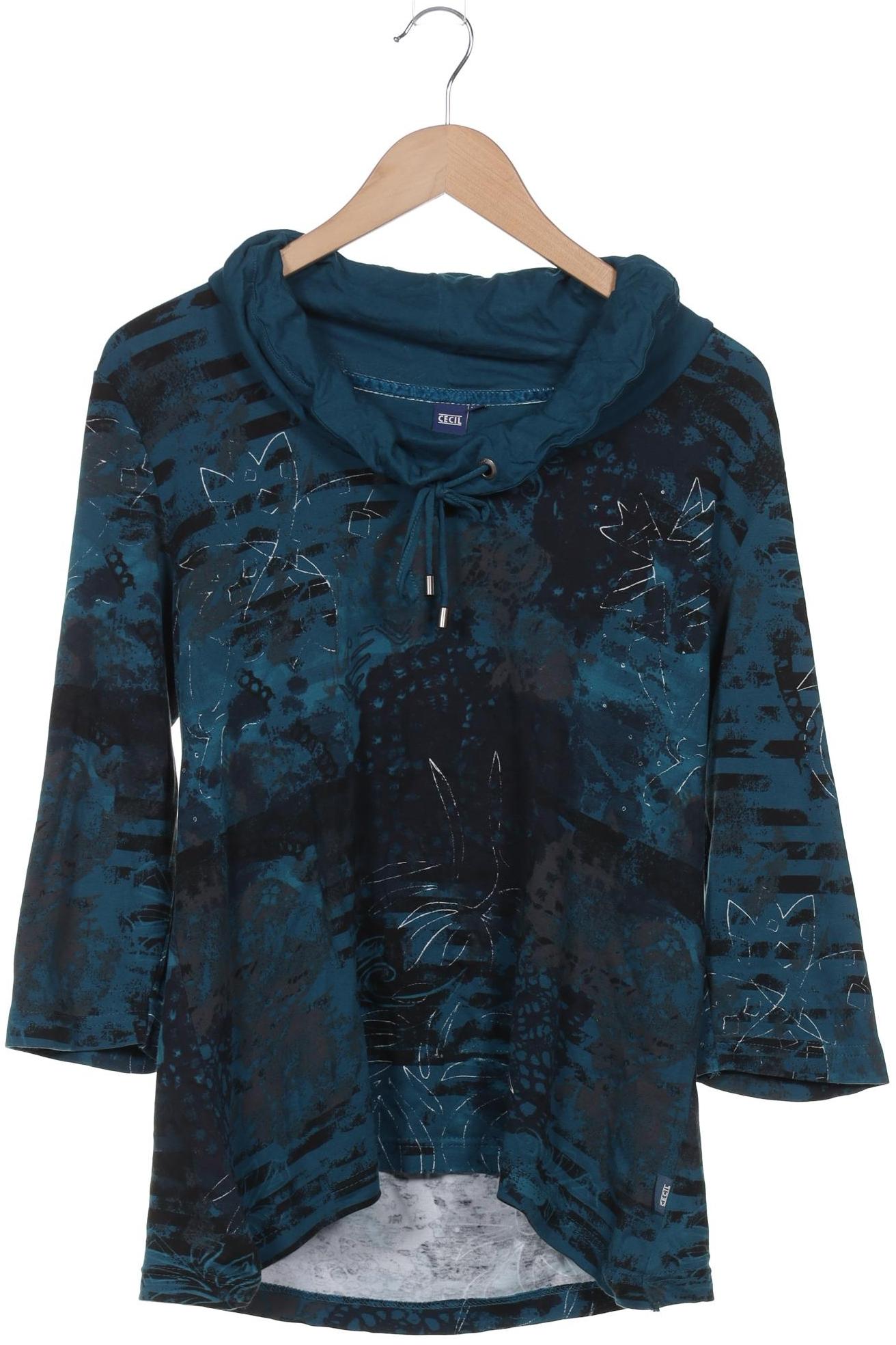 

Cecil Damen Langarmshirt, blau, Gr. 46