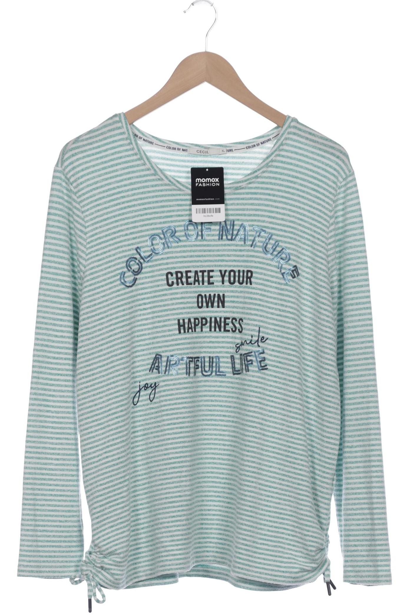 

Cecil Damen Langarmshirt, grün, Gr. 44